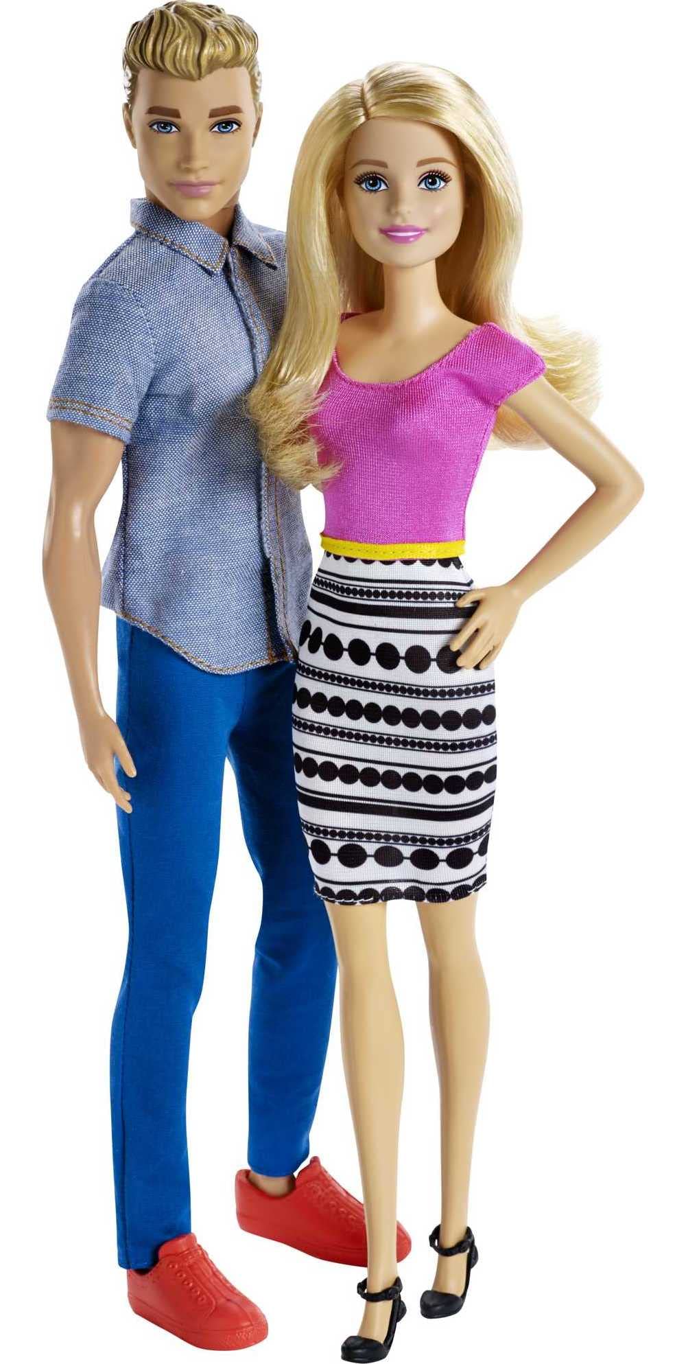 Foto 1 | Set De Muñecas Barbie & Ken Fashion Con Ropa Extraíble, Paquete De 2 - Venta Internacional.