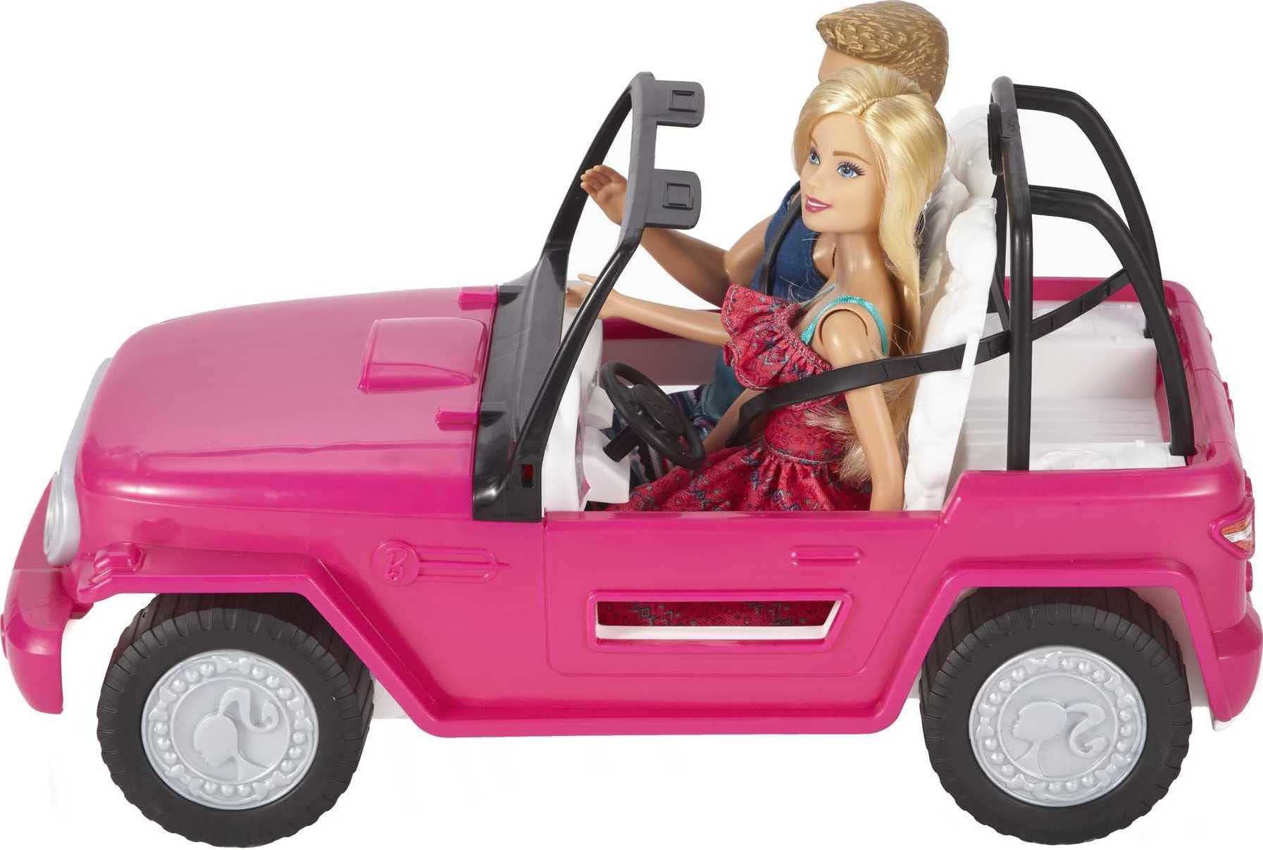 Foto 3 pulgar | Coche De Juguete Barbie Beach Cruiser Con Muñecas Barbie Y Ken De 2 Plazas - Venta Internacional.