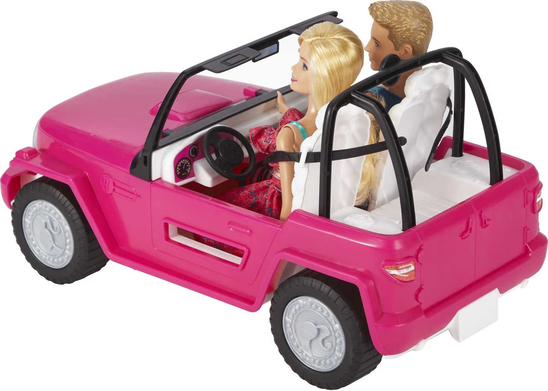 Foto 4 pulgar | Coche De Juguete Barbie Beach Cruiser Con Muñecas Barbie Y Ken De 2 Plazas - Venta Internacional.