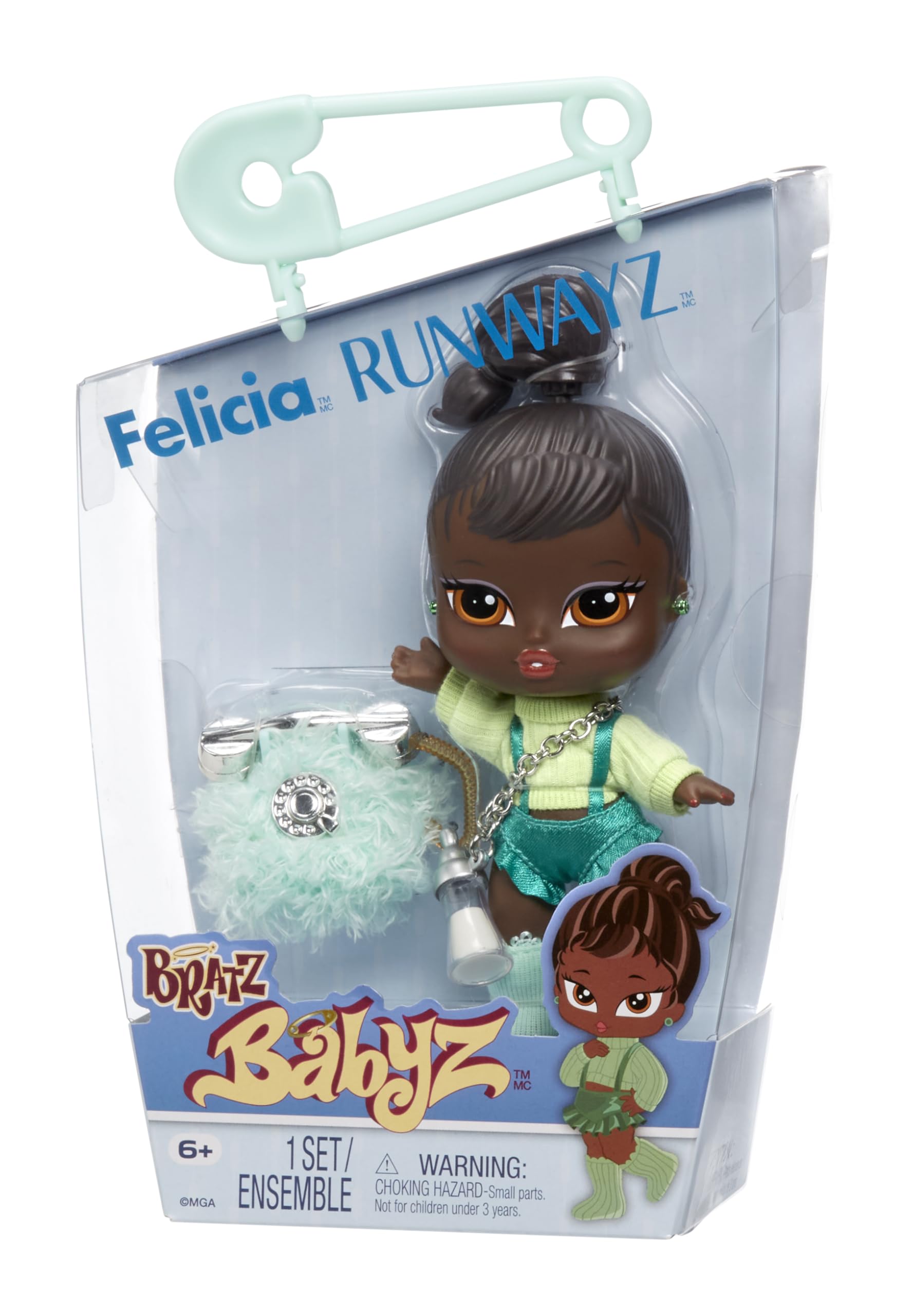 Foto 1 | Muñeca De Moda Bratz Babyz Runwayz Felicia Con Moda Real - Venta Internacional.