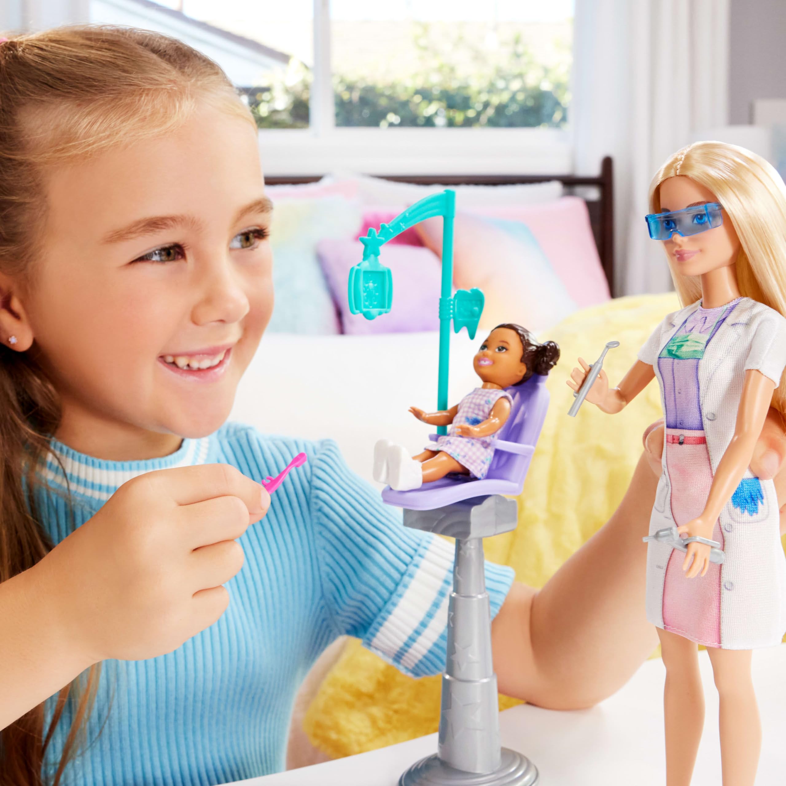 Foto 3 pulgar | Muñeca Barbie Dentista y MiniBarbie con Accesorios - Venta Internacional