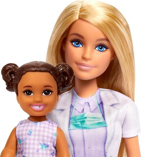 Foto 3 | Muñeca Barbie Dentista y MiniBarbie con Accesorios - Venta Internacional