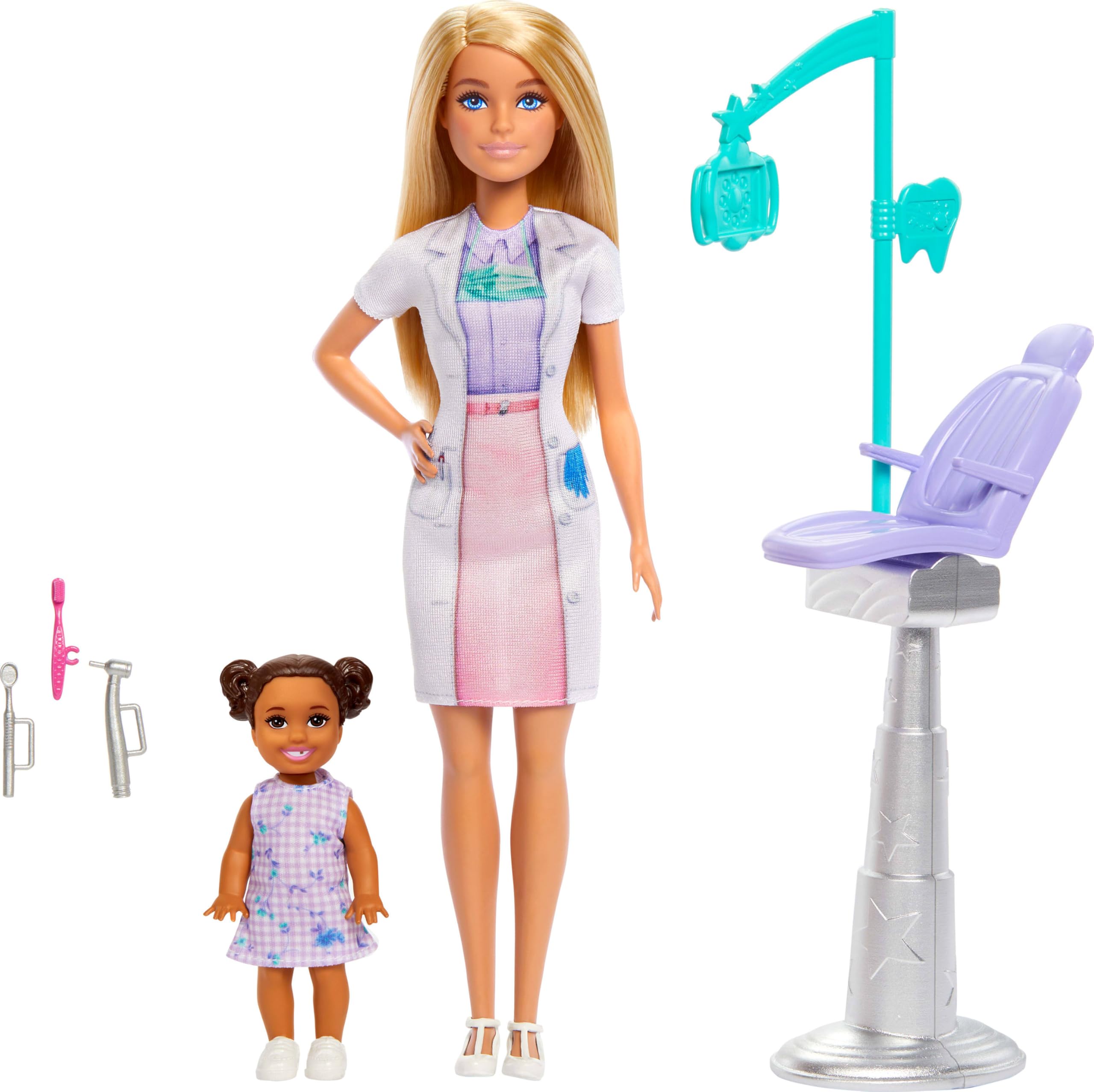 Foto 6 pulgar | Muñeca Barbie Dentista y MiniBarbie con Accesorios - Venta Internacional
