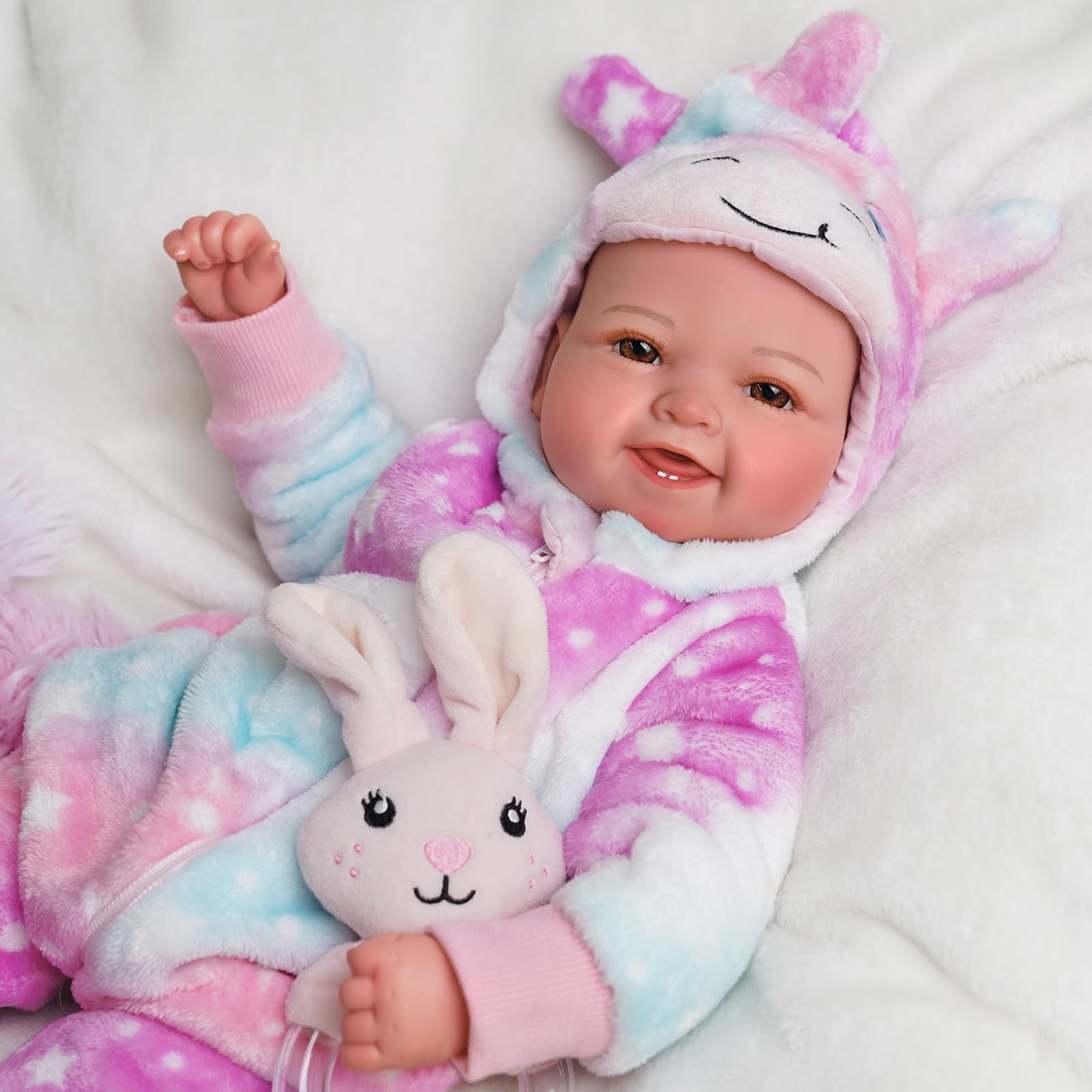 Foto 3 pulgar | Muñeca Babeside Realista De 43 Cm Con Accesorios De Más De 3 Años - Venta Internacional.