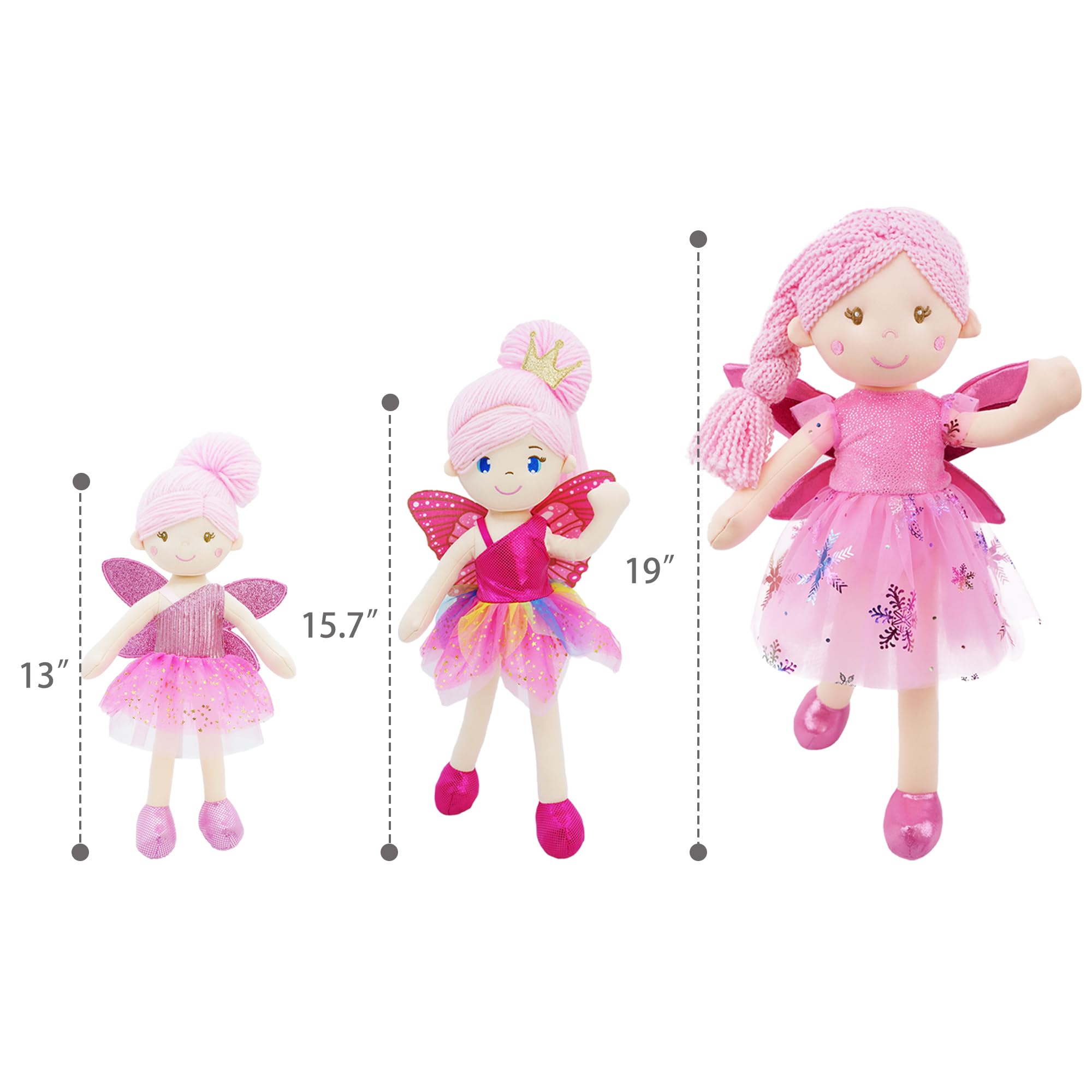 Foto 8 pulgar | Fairy Dolls June Garden Enchanted Garden 12, Paquete De 3 - Venta Internacional.