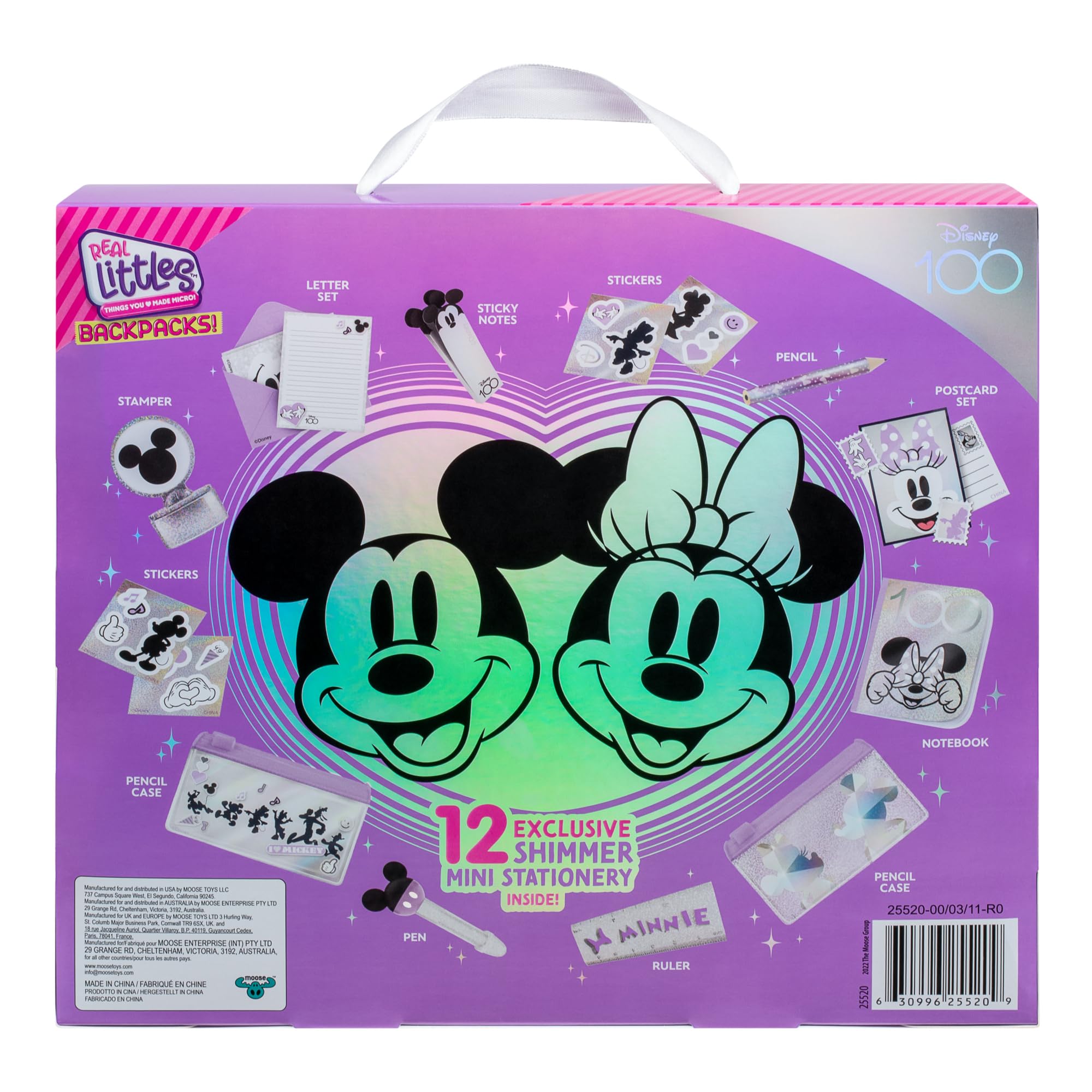 Foto 6 pulgar | Minimochila Real Littles Disney 100 Aniversario De Mickey Y Minnie - Venta Internacional.