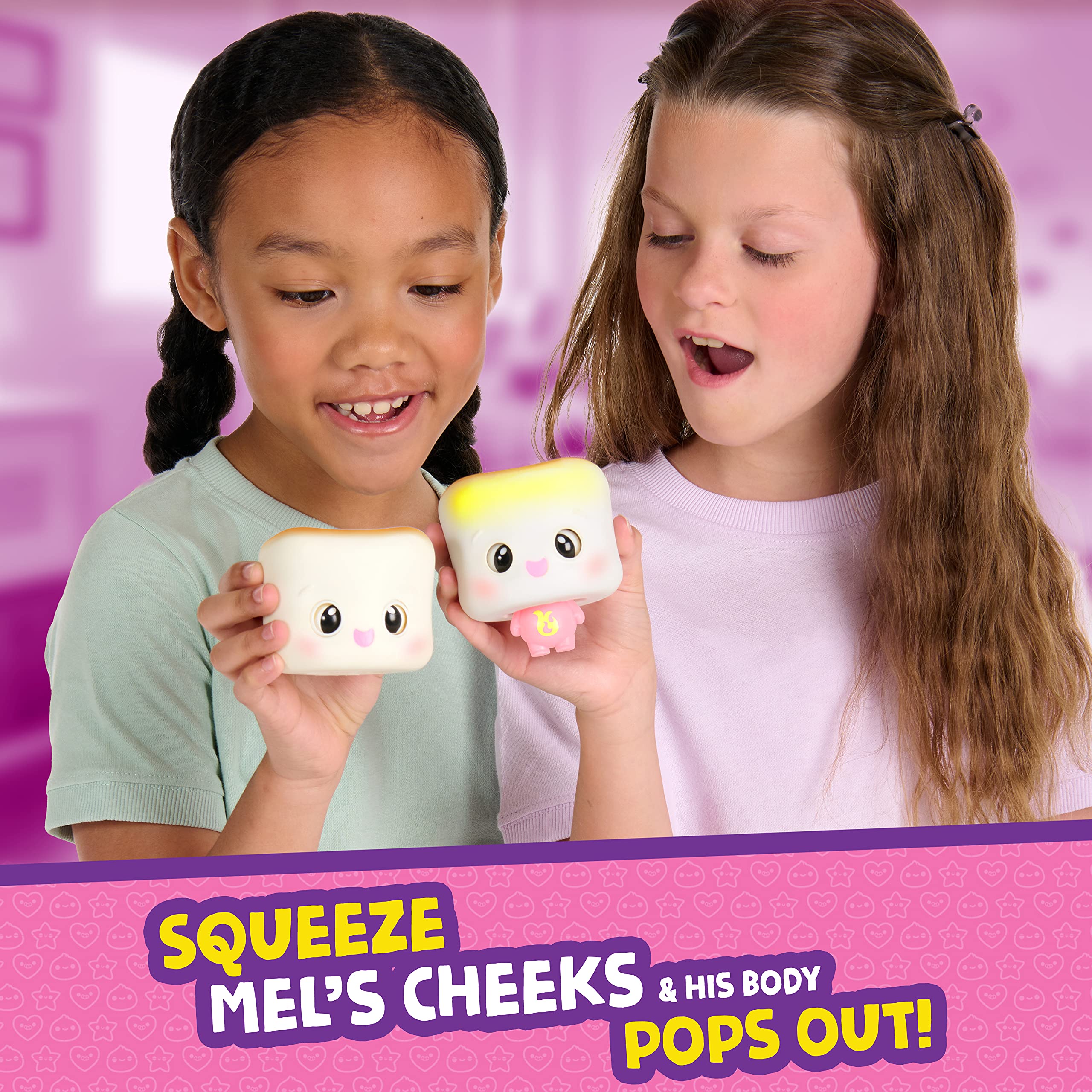 Foto 3 pulgar | Muñeca Interactiva Coleccionable Wowwee My Squishy Little Marshmallow Mel Con Accesorios - Venta Internacional.