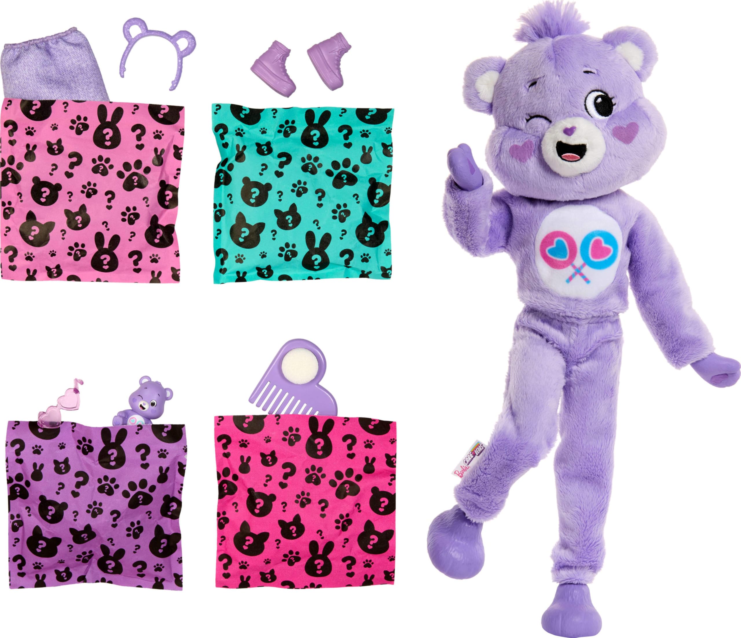 Foto 5 pulgar | Muñeca Moderna Barbie Cutie Reveal Con Acceso A La Serie Care Bears. - Venta Internacional.