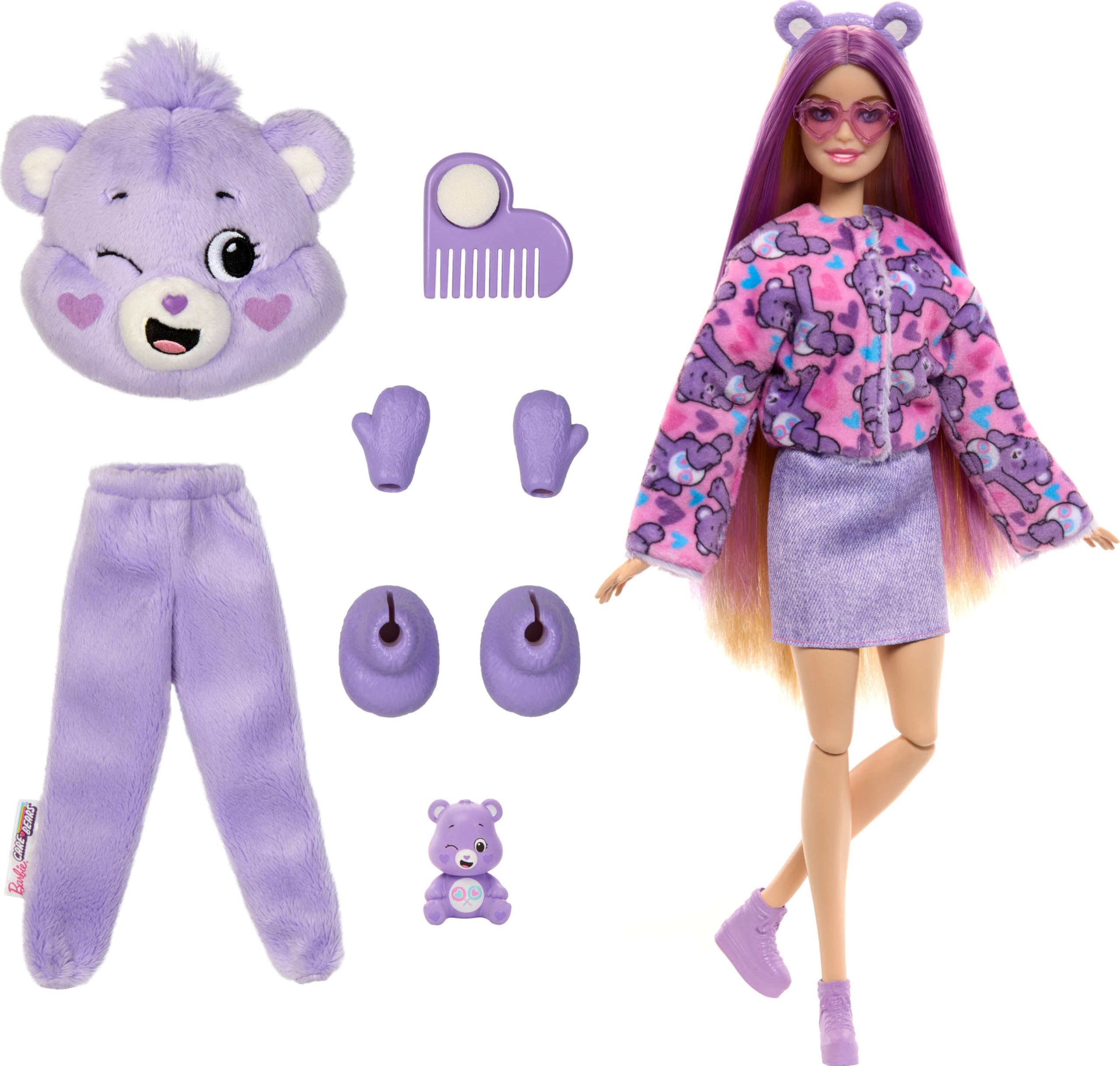 Foto 7 pulgar | Muñeca Moderna Barbie Cutie Reveal Con Acceso A La Serie Care Bears. - Venta Internacional.
