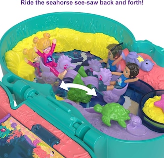 Foto 4 | Playset Polly Pocket Otter Aquarium Con 2 Micromuñecas De Más De 4 Años - Venta Internacional.