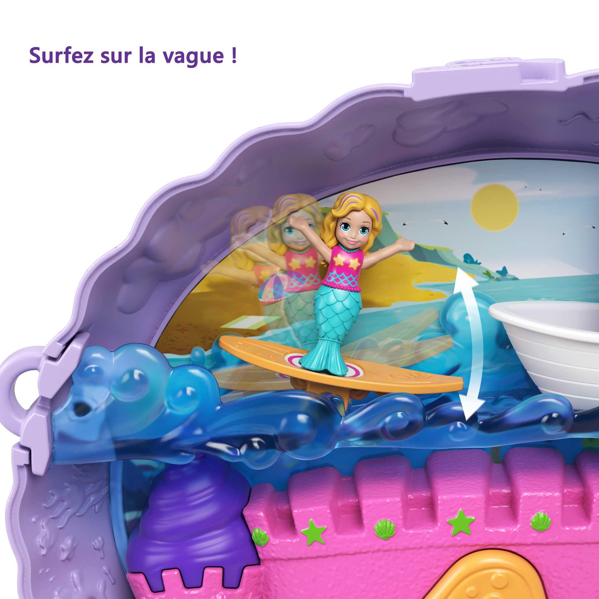 Foto 8 pulgar | Juguete De Viaje Polly Pocket Mermaid Con Micromuñecas Y Acceso. - Venta Internacional.