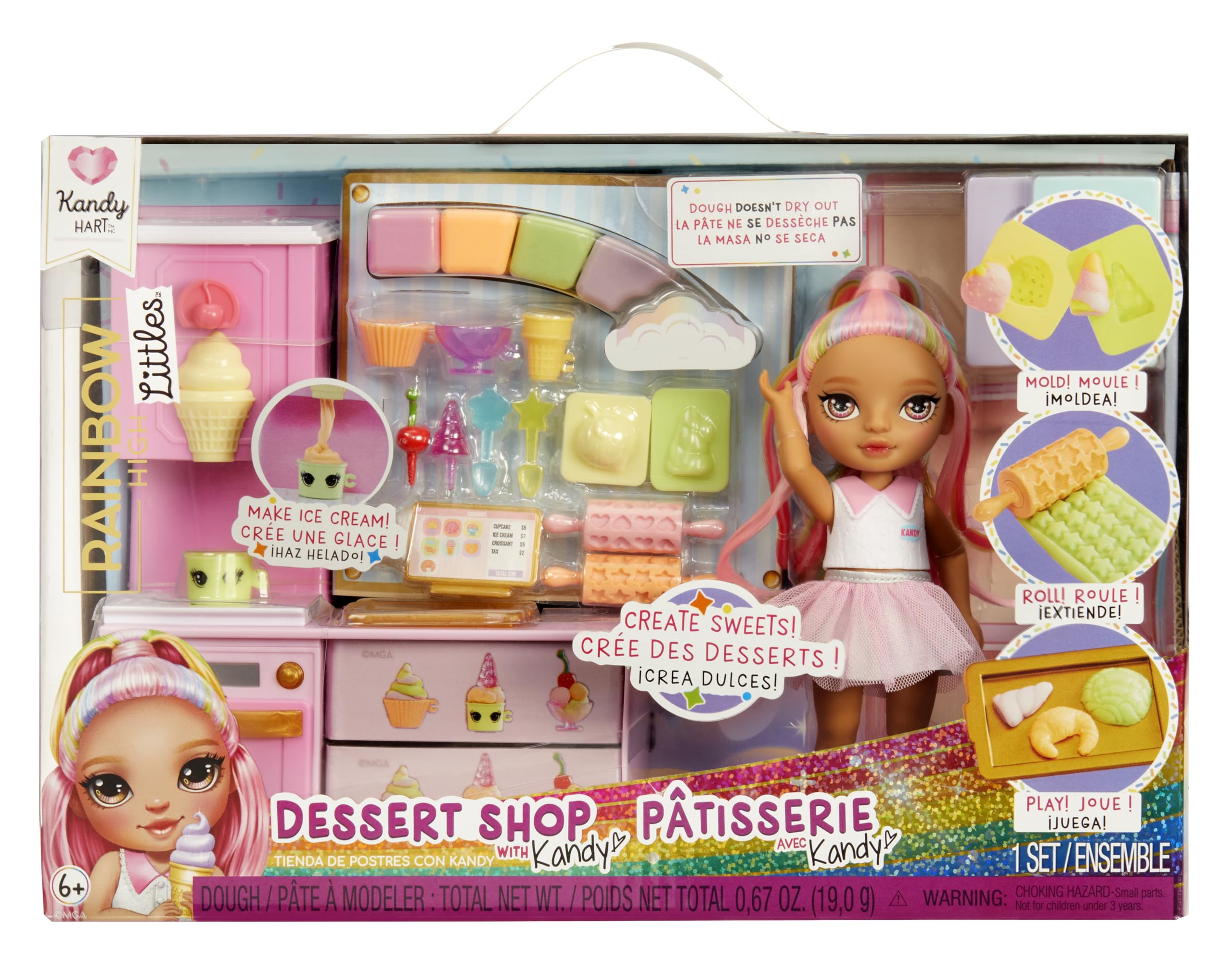 Foto 2 pulgar | Muñeca con Aaccesorios Rainbow High Littles Dessert Shop  - Venta Internacional