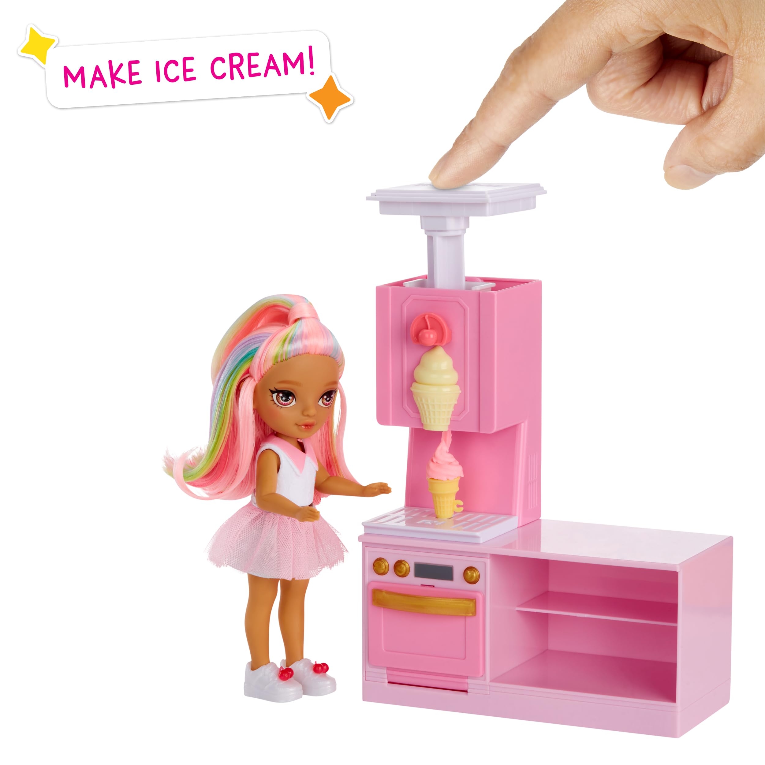 Foto 5 pulgar | Muñeca con Aaccesorios Rainbow High Littles Dessert Shop  - Venta Internacional