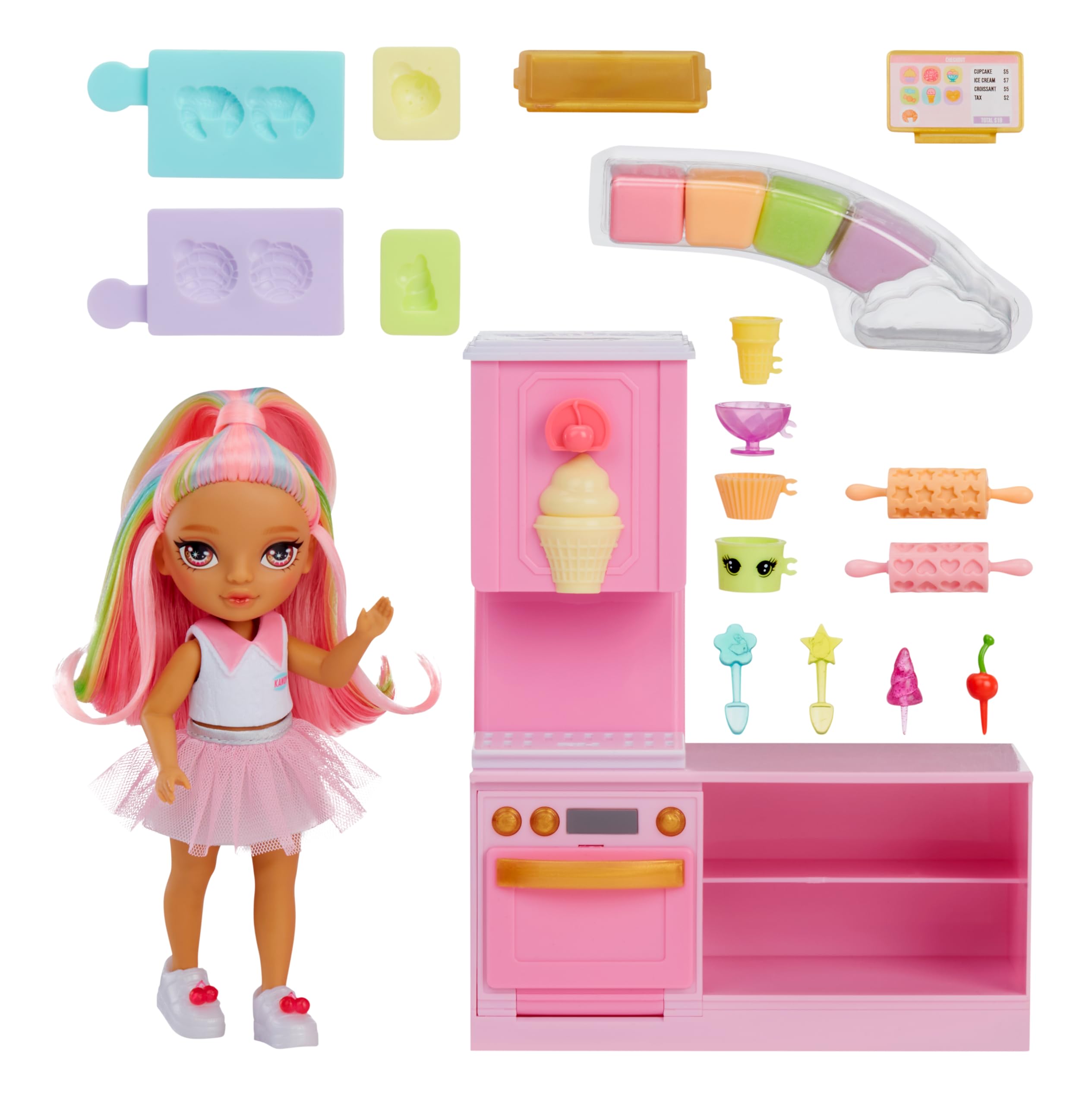 Foto 6 pulgar | Muñeca con Aaccesorios Rainbow High Littles Dessert Shop  - Venta Internacional