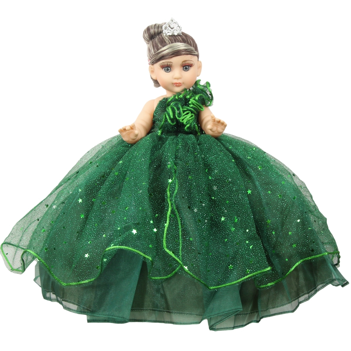 Foto 2 pulgar | Muñeca Quinceañera Recuerdo 15 Años Verde Esmeralda 33 Cm