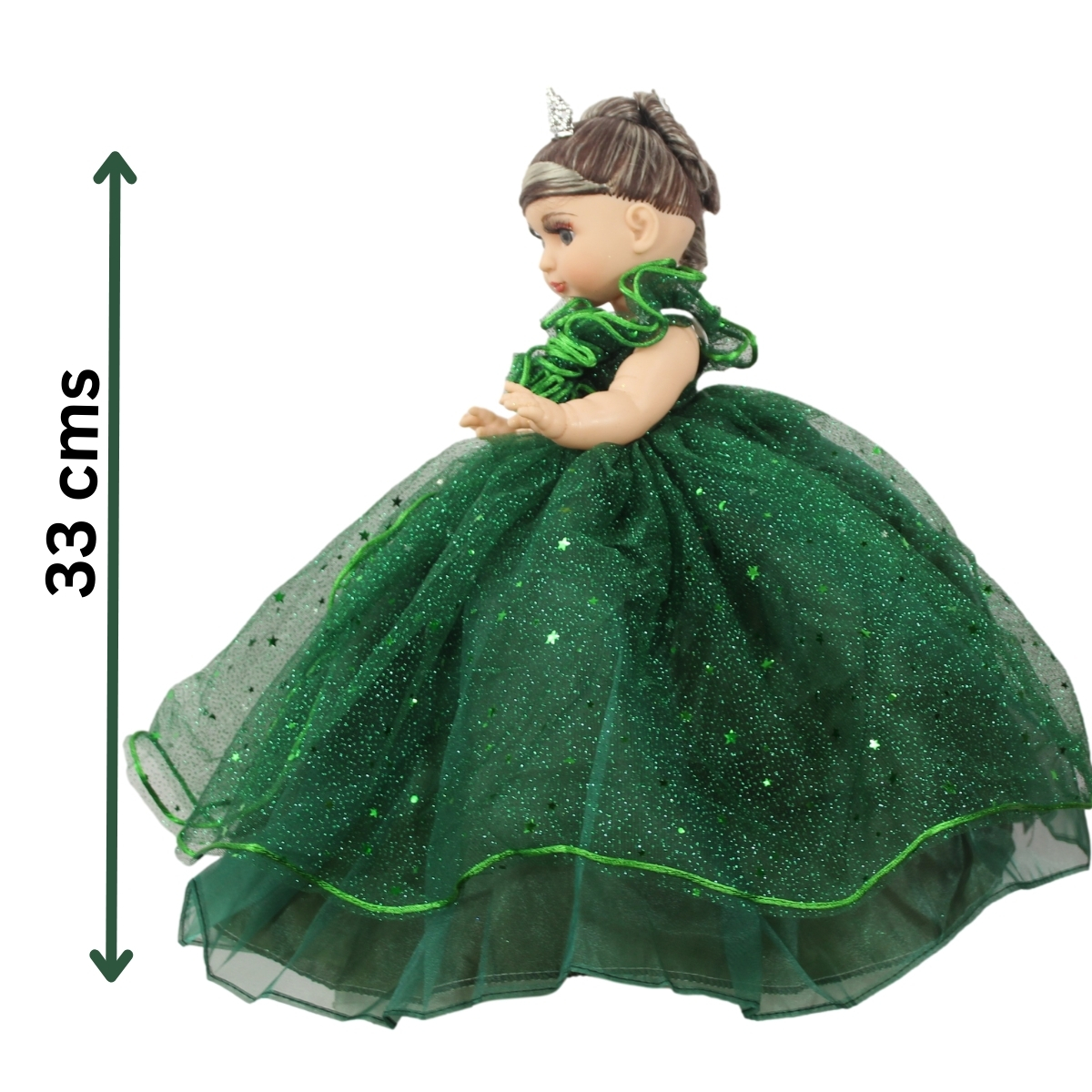Foto 3 | Muñeca Quinceañera Recuerdo 15 Años Verde Esmeralda 33 Cm
