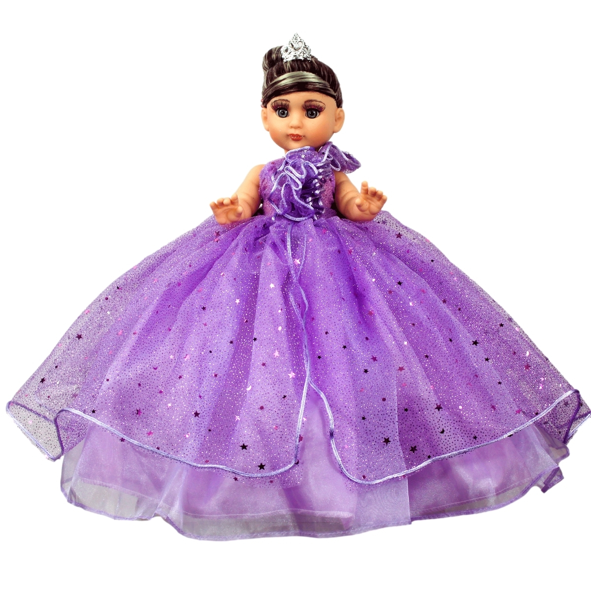 Muñeca Quinceañera Recuerdo 15 Años Lila 33 Cm