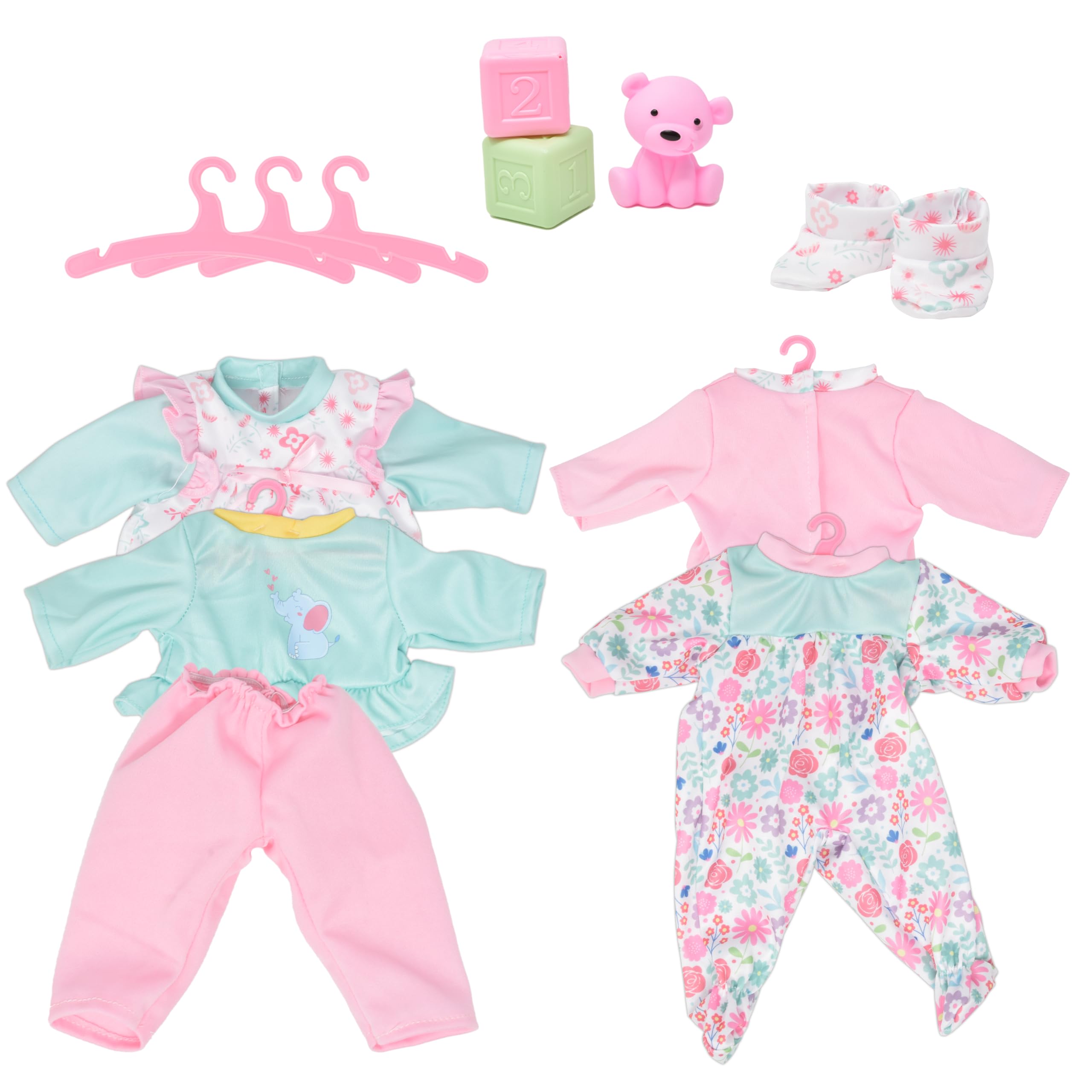 Foto 5 pulgar | Baby Doll Gift Boutique, Cuerpo Suave De 35 Cm Con 4 Atuendos Y Accesorios - Venta Internacional.