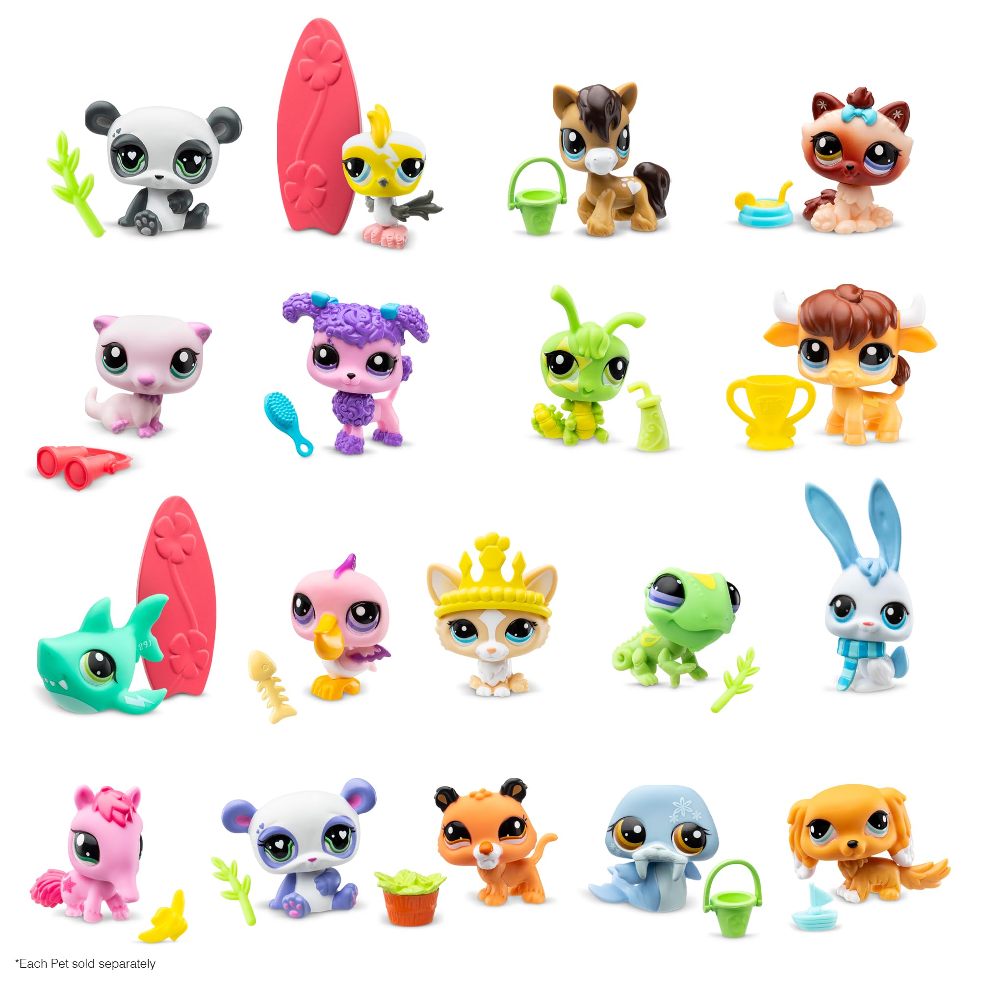 Foto 3 pulgar | Set De Coleccionista Littlest Pet Shop Gen 7 Con 18 Mascotas De Más De 4 Años - Venta Internacional.