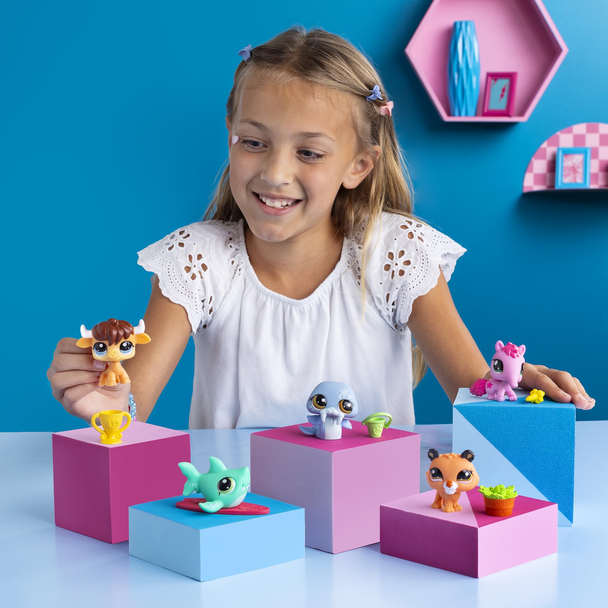 Foto 4 pulgar | Set De Coleccionista Littlest Pet Shop Gen 7 Con 18 Mascotas De Más De 4 Años - Venta Internacional.