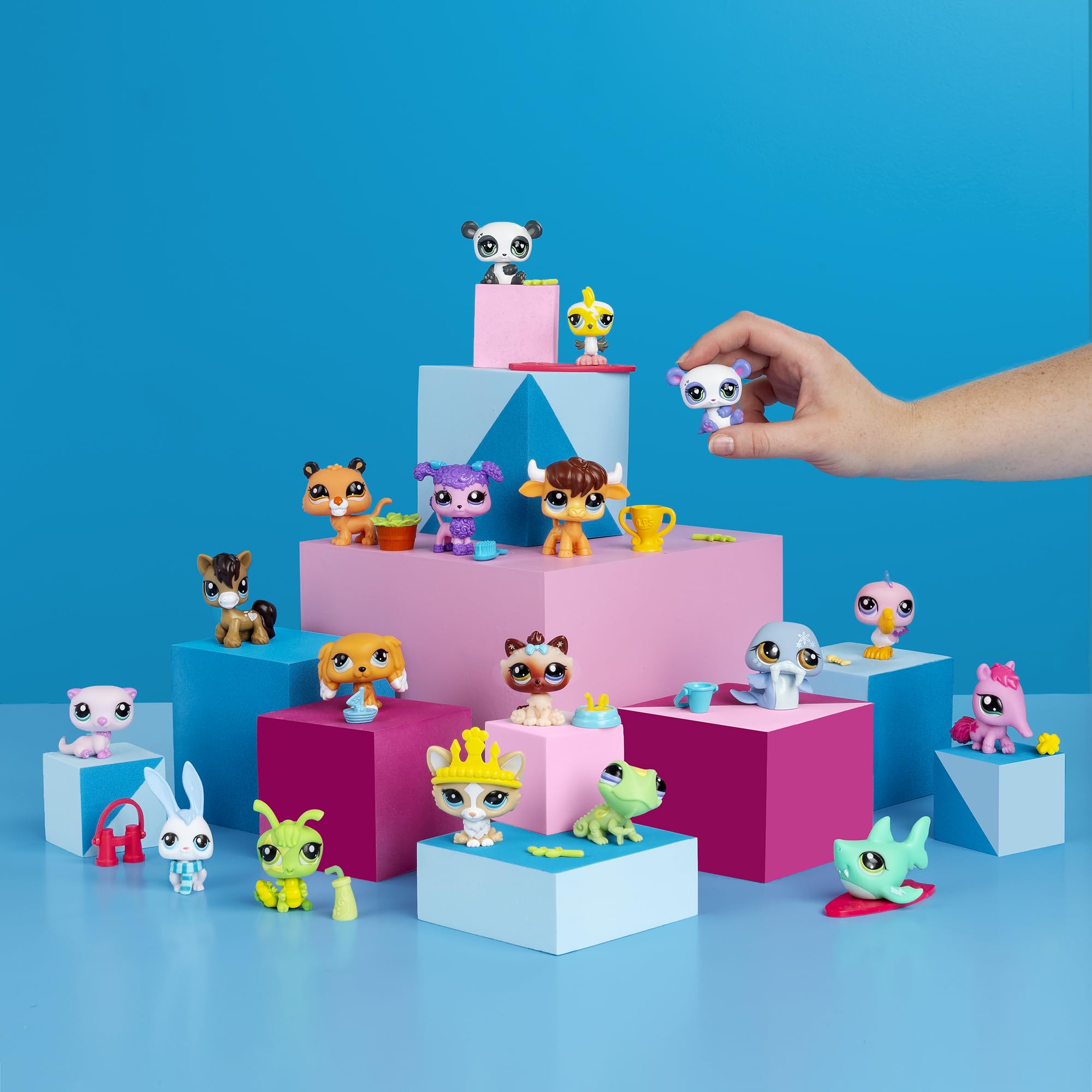 Foto 5 pulgar | Set De Coleccionista Littlest Pet Shop Gen 7 Con 18 Mascotas De Más De 4 Años - Venta Internacional.