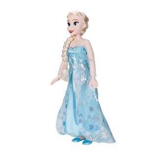 Foto 7 | Muñeca Fashion Elsa De Disney Con Ice Powers De 32 Pulgadas Con Sonido - Venta Internacional.