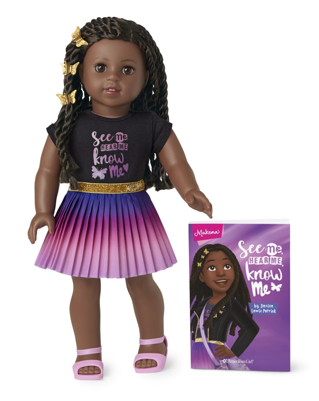 Foto 2 pulgar | Muñeca American Girl World De Us Makena Con Libro - Venta Internacional.