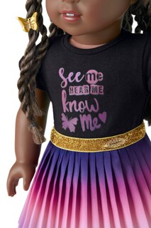 Foto 3 | Muñeca American Girl World De Us Makena Con Libro - Venta Internacional.