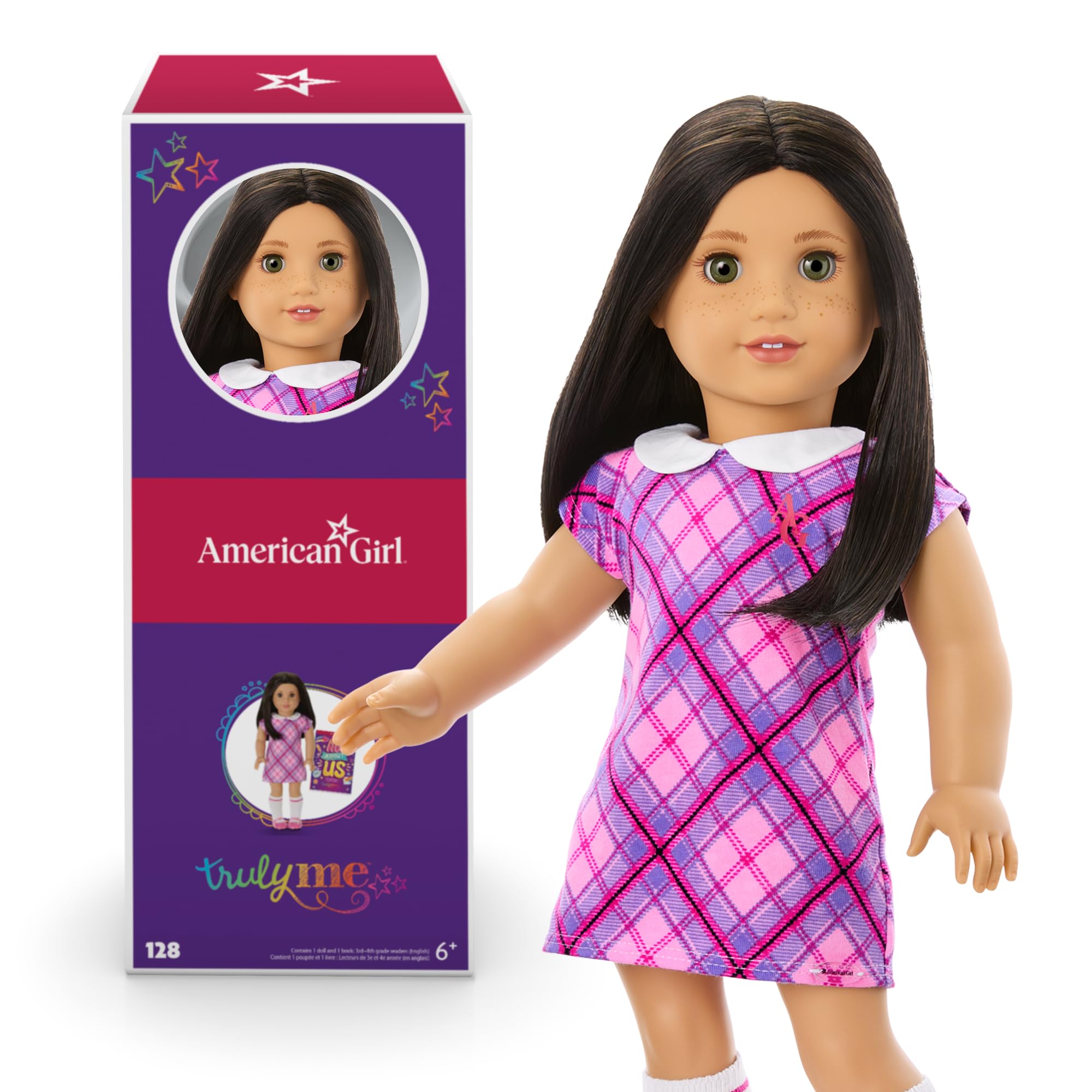 Foto 2 pulgar | Muñeca American Girl Truly Me #128 De 18 Pulgadas Con Ojos Verdes - Venta Internacional.