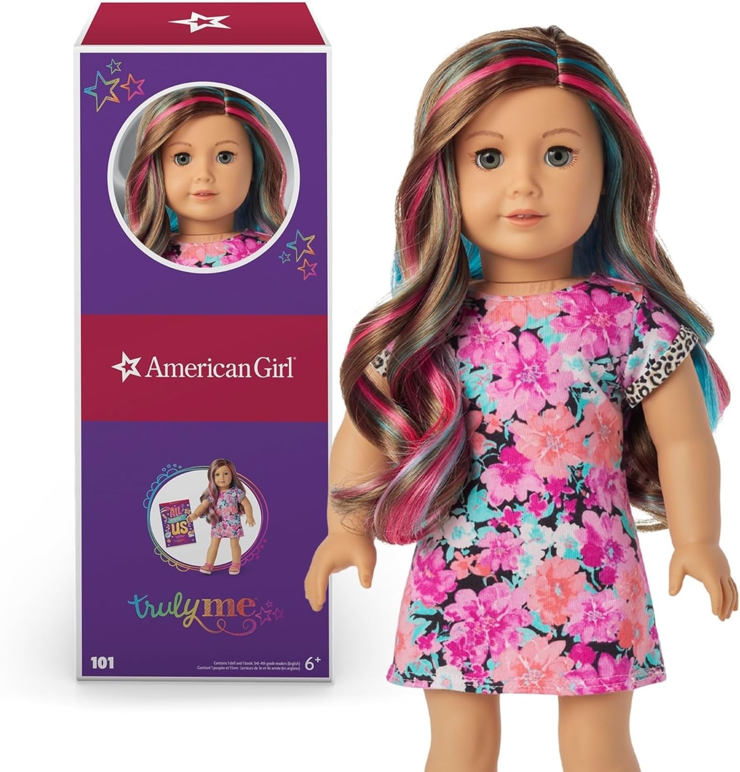 Muñeca American Girl Truly Me #101 De 18 Pulgadas Con Ojos Grises - Venta Internacional.