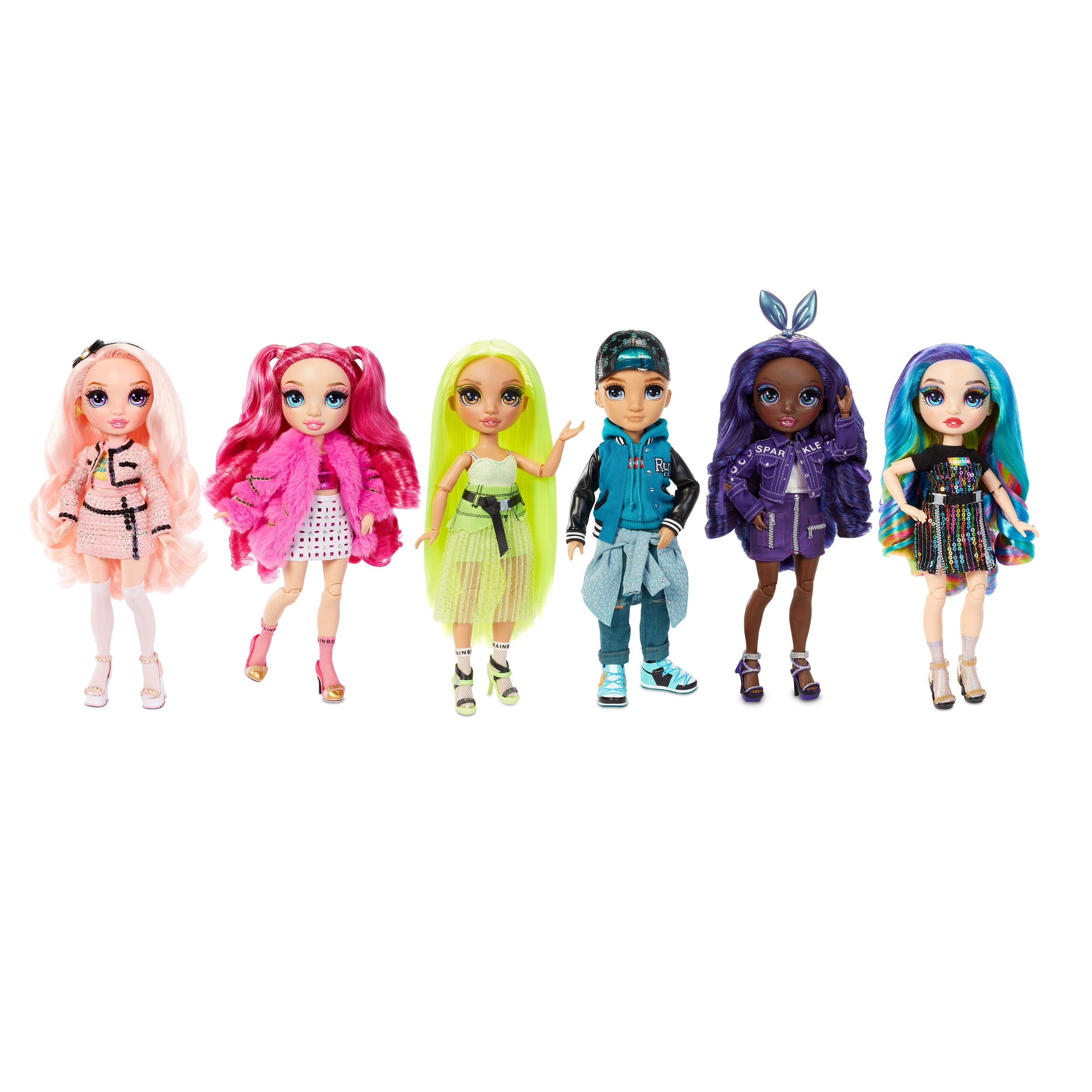 Foto 7 pulgar | Muñeca Moderna Rainbow High Krystal Bailey Indigo Con 2 Atuendos - Venta Internacional.