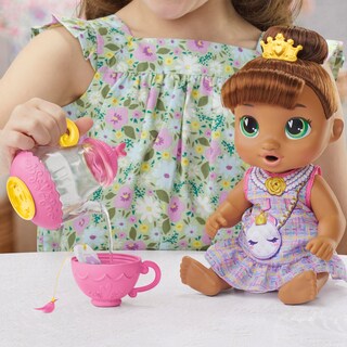 Foto 4 | Doll Baby Alive Bubbly Tea Party Sophia Sparkle 28 Cm Con Acc - Venta Internacional.