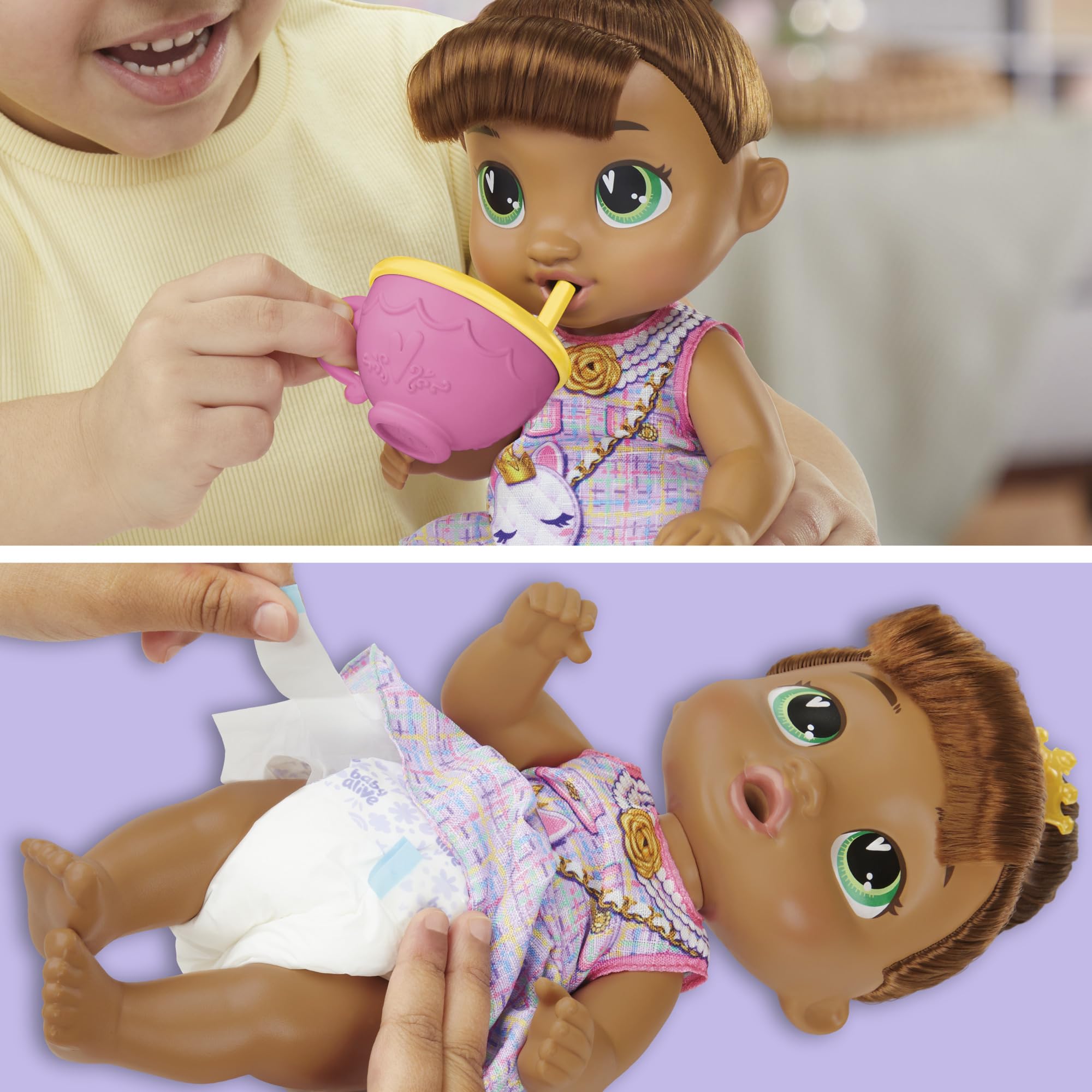 Foto 5 | Doll Baby Alive Bubbly Tea Party Sophia Sparkle 28 Cm Con Acc - Venta Internacional.