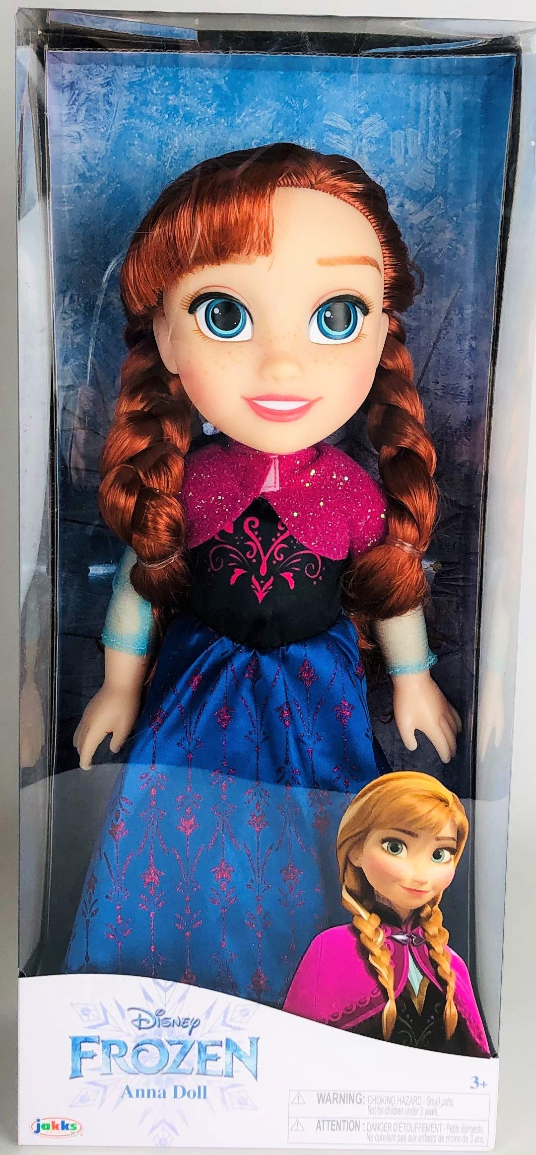 Foto 2 pulgar | Muñeca Infantil Disney Frozen Anna De 14 Pulgadas Con Nuevos Rasgos Faciales - Venta Internacional.