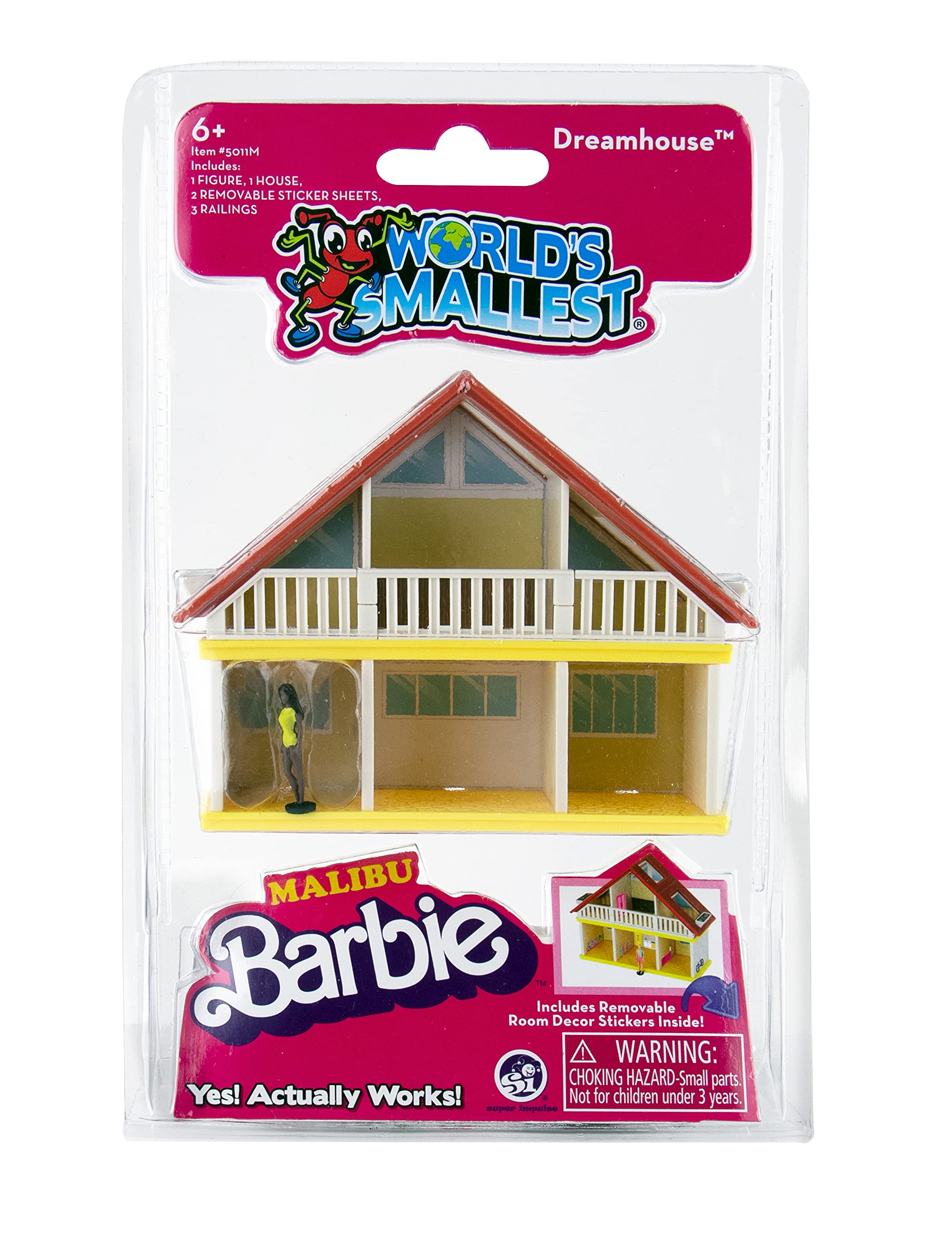 Foto 5 pulgar | La Casa De Ensueño De Barbie Malibu Más Pequeña De Toy World Con Accesorios - Venta Internacional.