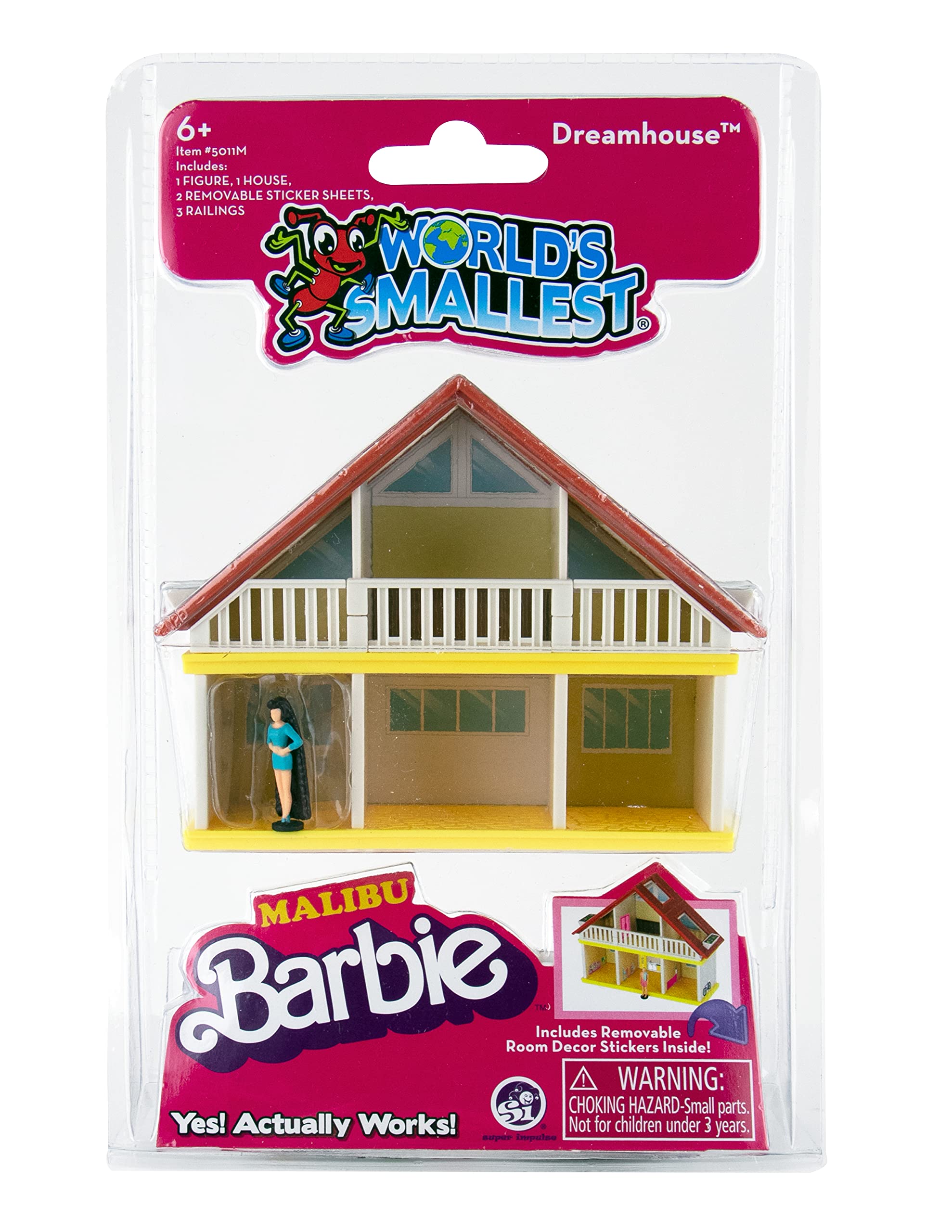 Foto 7 pulgar | La Casa De Ensueño De Barbie Malibu Más Pequeña De Toy World Con Accesorios - Venta Internacional.