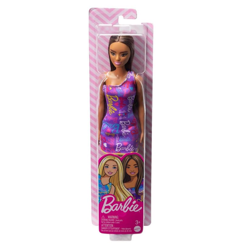 Foto 4 pulgar | Muñecas Barbie Fabulous Con Firma En El Vestido Azul/púrpura/rosa - Venta Internacional.
