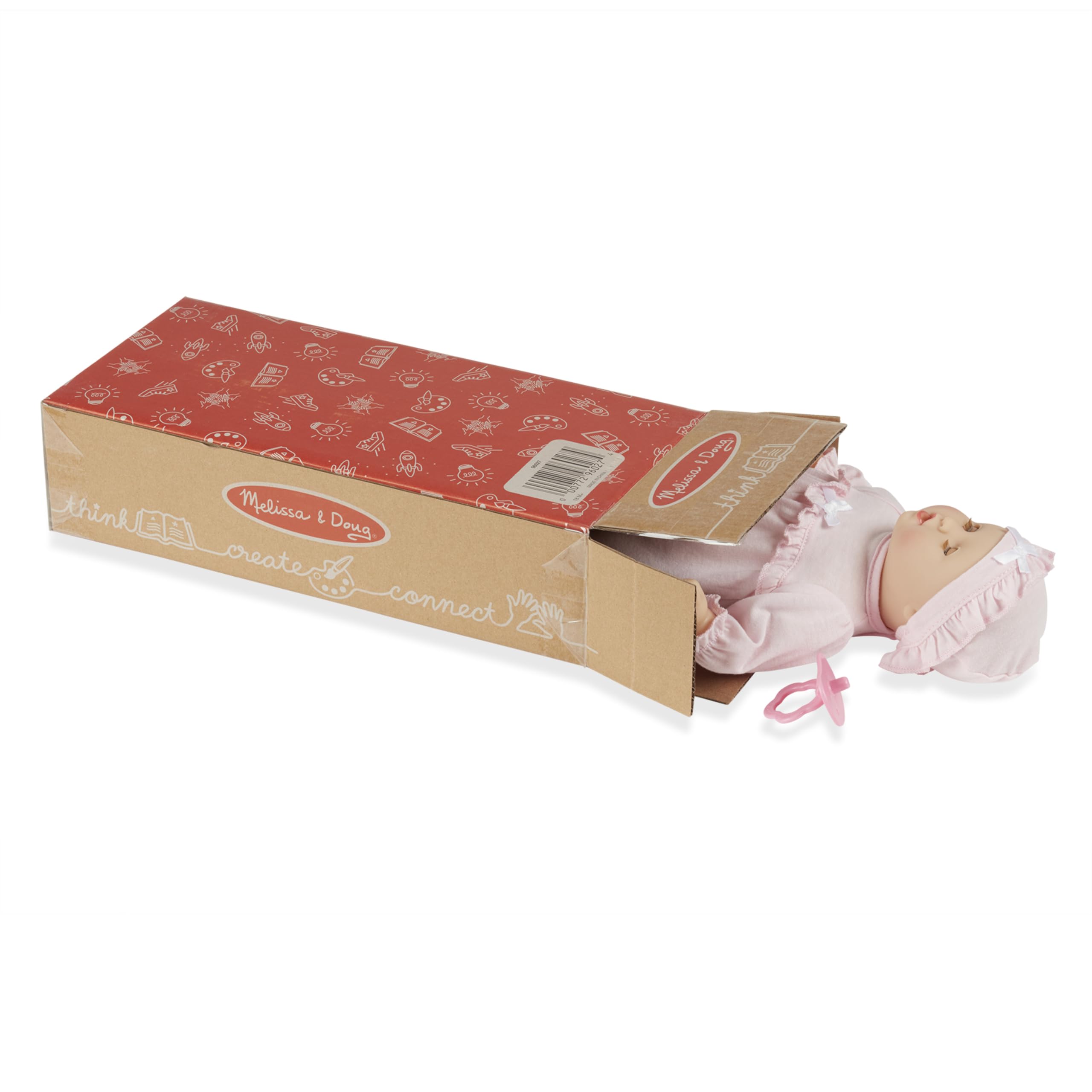 Foto 3 | Muñeca Melissa & Doug Mine To Love Jenna De 30 Cm Con Mameluco - Venta Internacional.