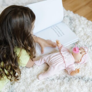 Foto 6 | Muñeca Melissa & Doug Mine To Love Jenna De 30 Cm Con Mameluco - Venta Internacional.