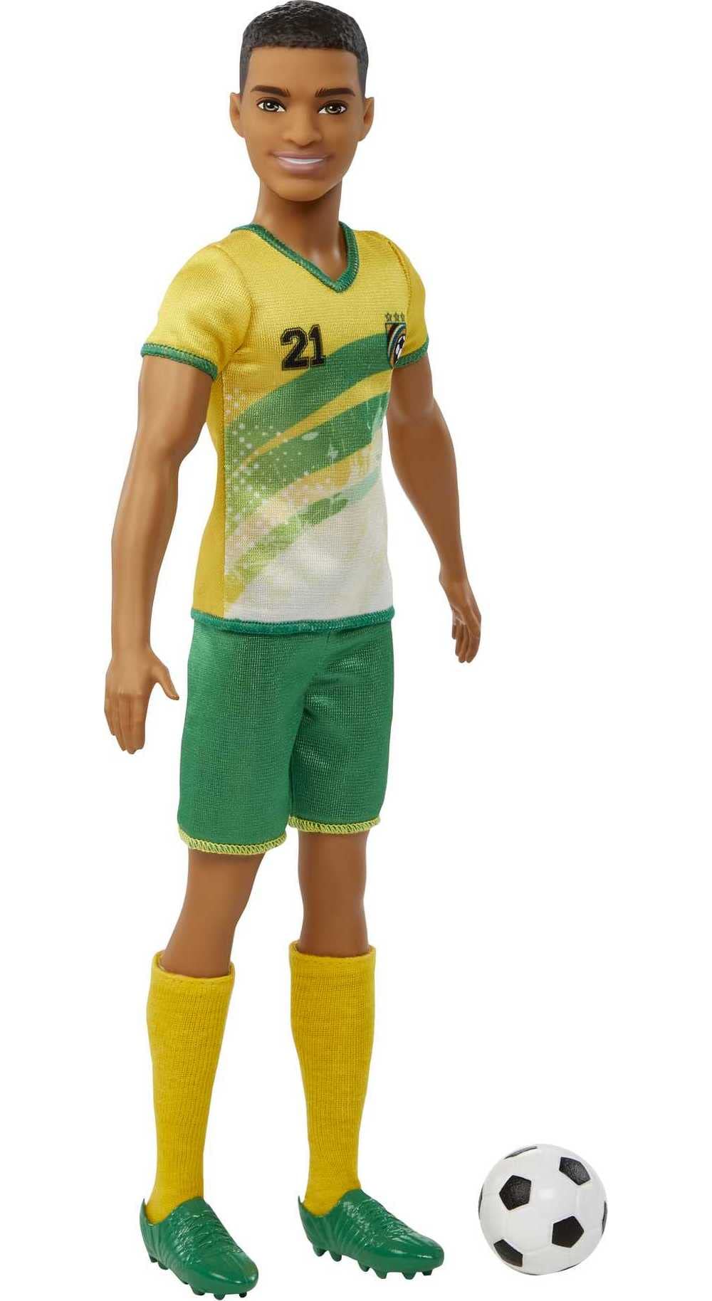 Foto 3 pulgar | Muñeca Moderna Barbie Careers Ken, Jugador De Fútbol, Con Accesorios - Venta Internacional.