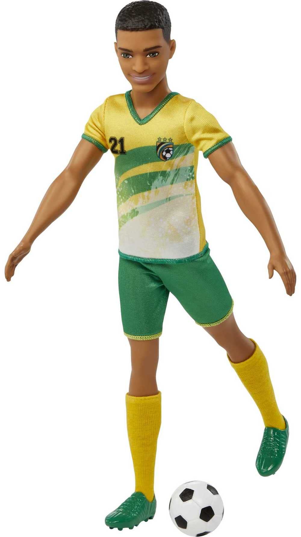 Foto 4 pulgar | Muñeca Moderna Barbie Careers Ken, Jugador De Fútbol, Con Accesorios - Venta Internacional.