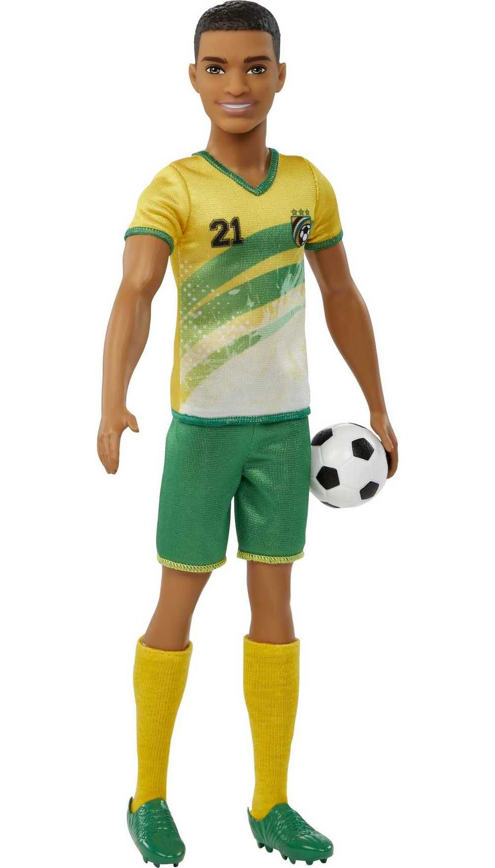 Foto 5 pulgar | Muñeca Moderna Barbie Careers Ken, Jugador De Fútbol, Con Accesorios - Venta Internacional.