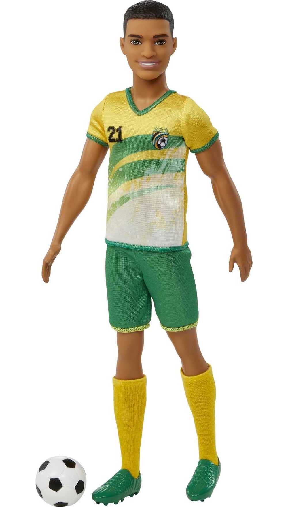 Foto 6 pulgar | Muñeca Moderna Barbie Careers Ken, Jugador De Fútbol, Con Accesorios - Venta Internacional.