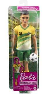 Foto 6 | Muñeca Moderna Barbie Careers Ken, Jugador De Fútbol, Con Accesorios - Venta Internacional.