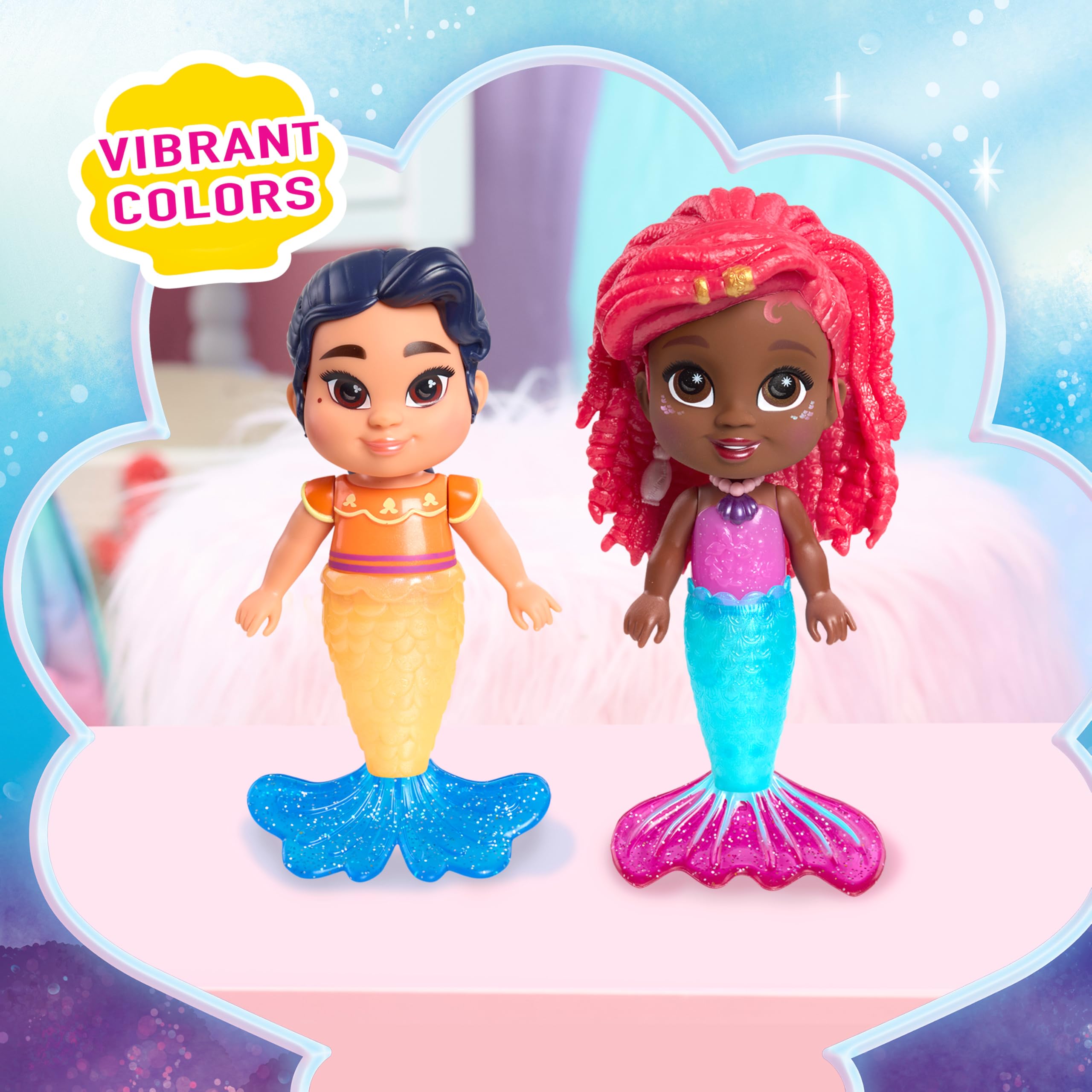 Foto 7 pulgar | Set De Muñecas Toy Just Play Disney Junior Ariel Pop Tails Deluxe - Venta Internacional.