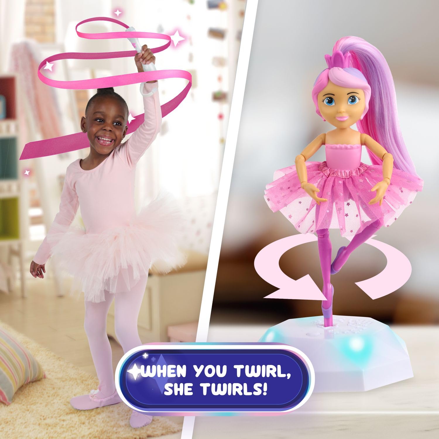 Foto 3 pulgar | Muñeca Bailarina Wowwee Twirl Along Lena Con Stage 3+ - Venta Internacional.