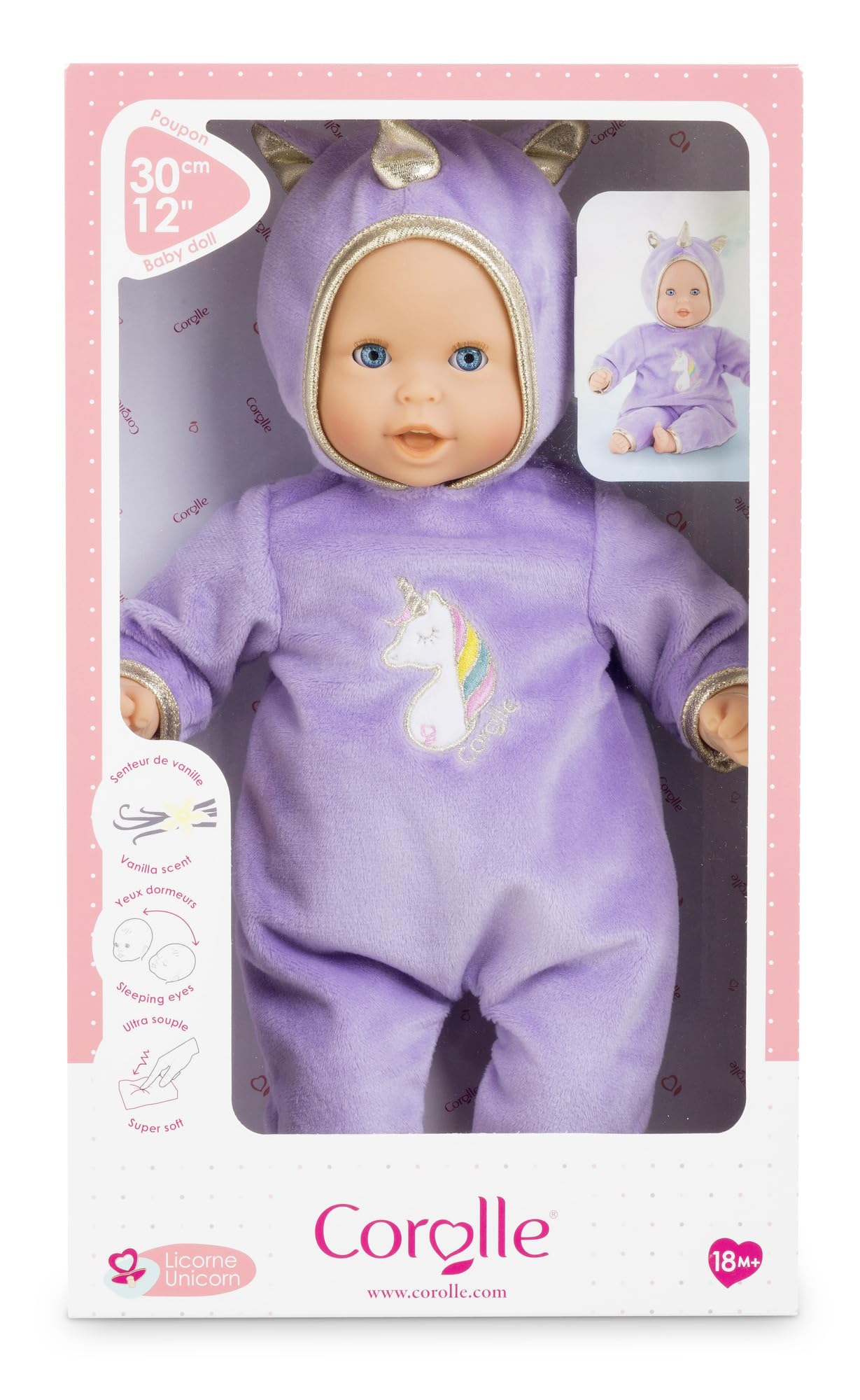 Foto 5 pulgar | Muñeca Corolle Bebé Calin Unicorn Boy De 12 Pulgadas Con Atuendo - Venta Internacional.