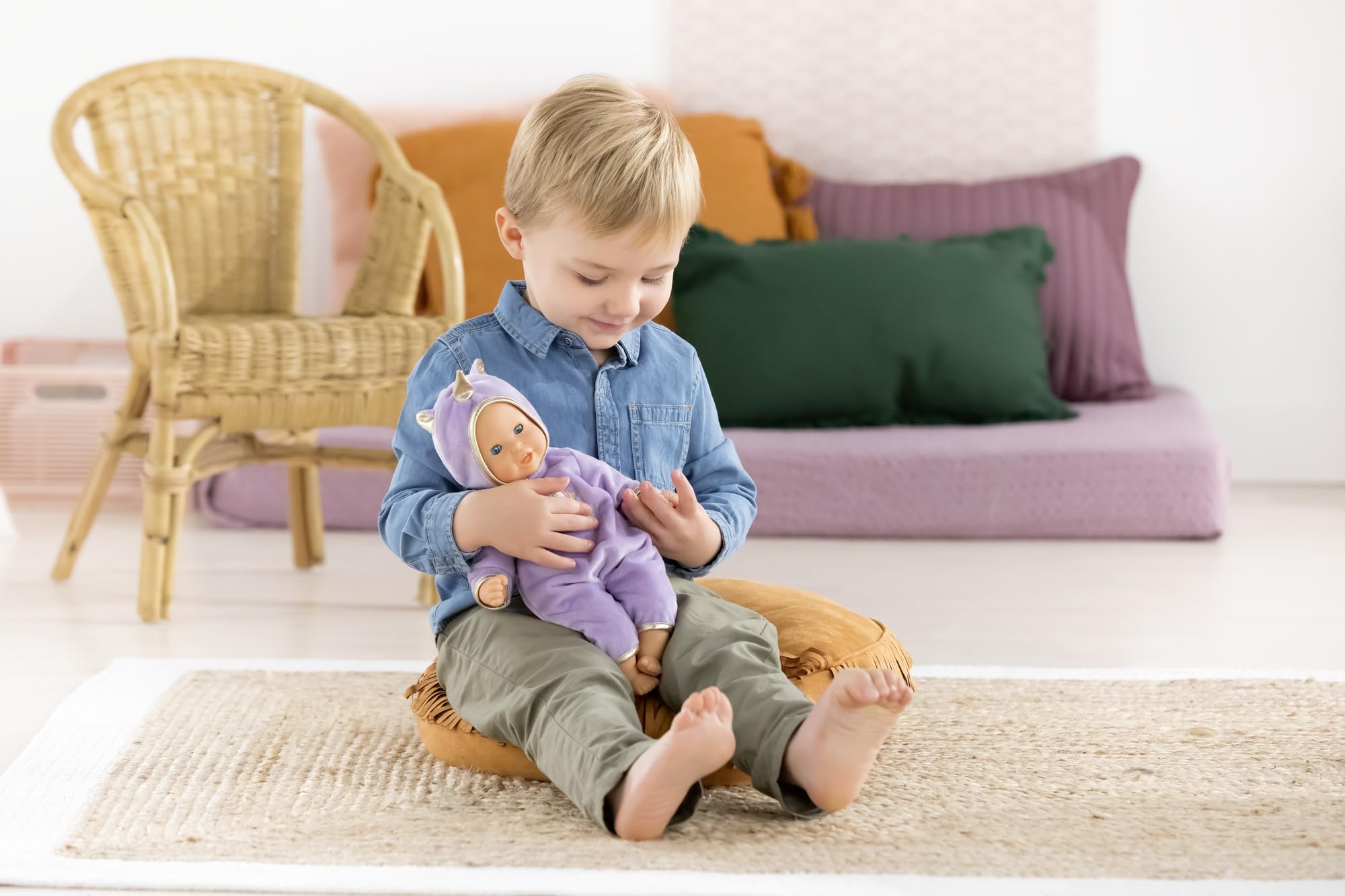 Foto 6 | Muñeca Corolle Bebé Calin Unicorn Boy De 12 Pulgadas Con Atuendo - Venta Internacional.