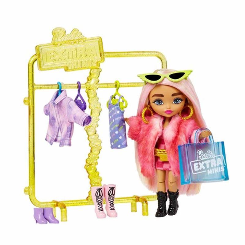 Foto 5 pulgar | Fashion Playset Barbie Extra Minis Doll & Boutique, Más De 15 Piezas - Venta Internacional.