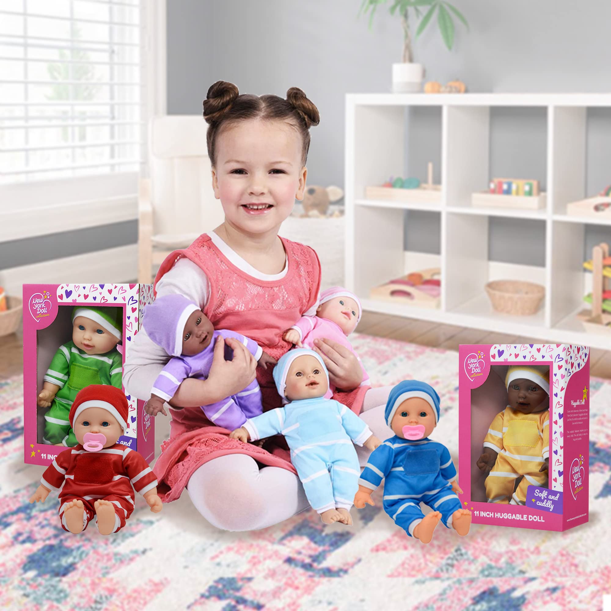 Foto 2 | Baby Doll The New York Doll Collection, Cuerpo Blando, 28 Cm - Venta Internacional.